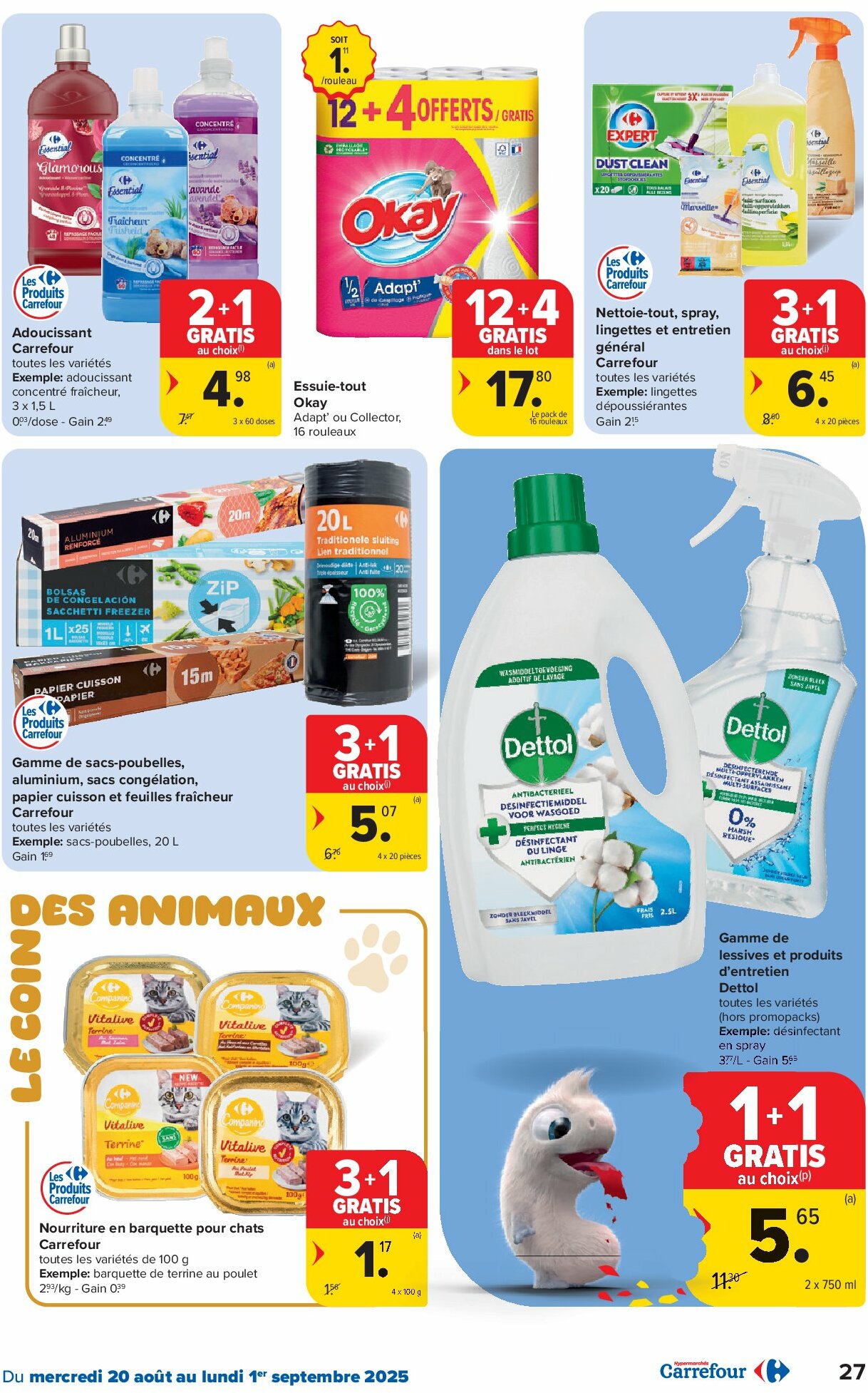 carrefour - Carrefour Hypermarchés folder geldig vanaf 20/08 - 01/09 - page: 27 carrefour - Carrefour Hypermarchés folder geldig vanaf 20/08 - 01/09 - page: 27