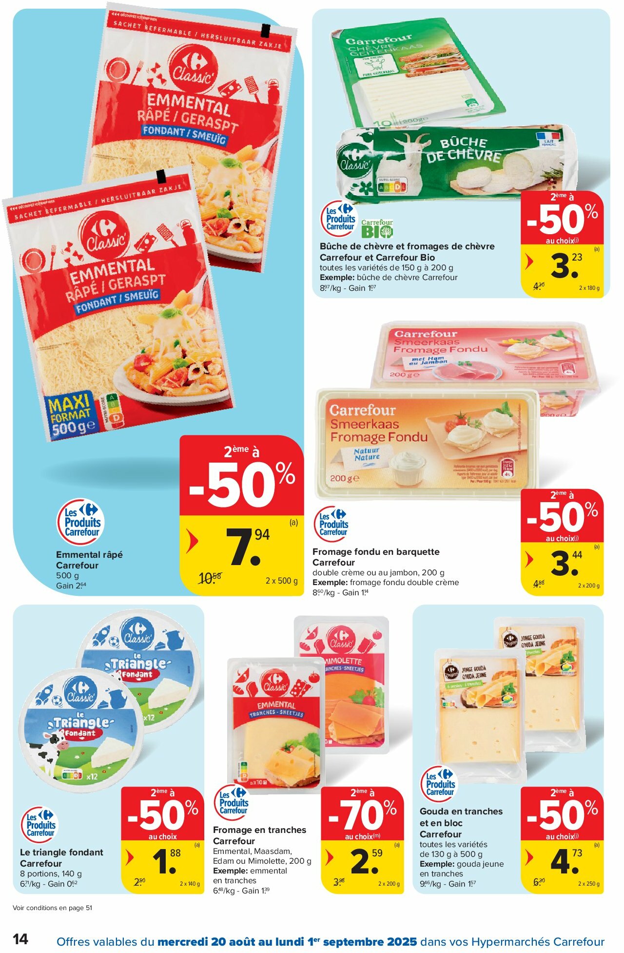carrefour - Carrefour Hypermarchés folder geldig vanaf 20/08 - 01/09 - page: 14 carrefour - Carrefour Hypermarchés folder geldig vanaf 20/08 - 01/09 - page: 14