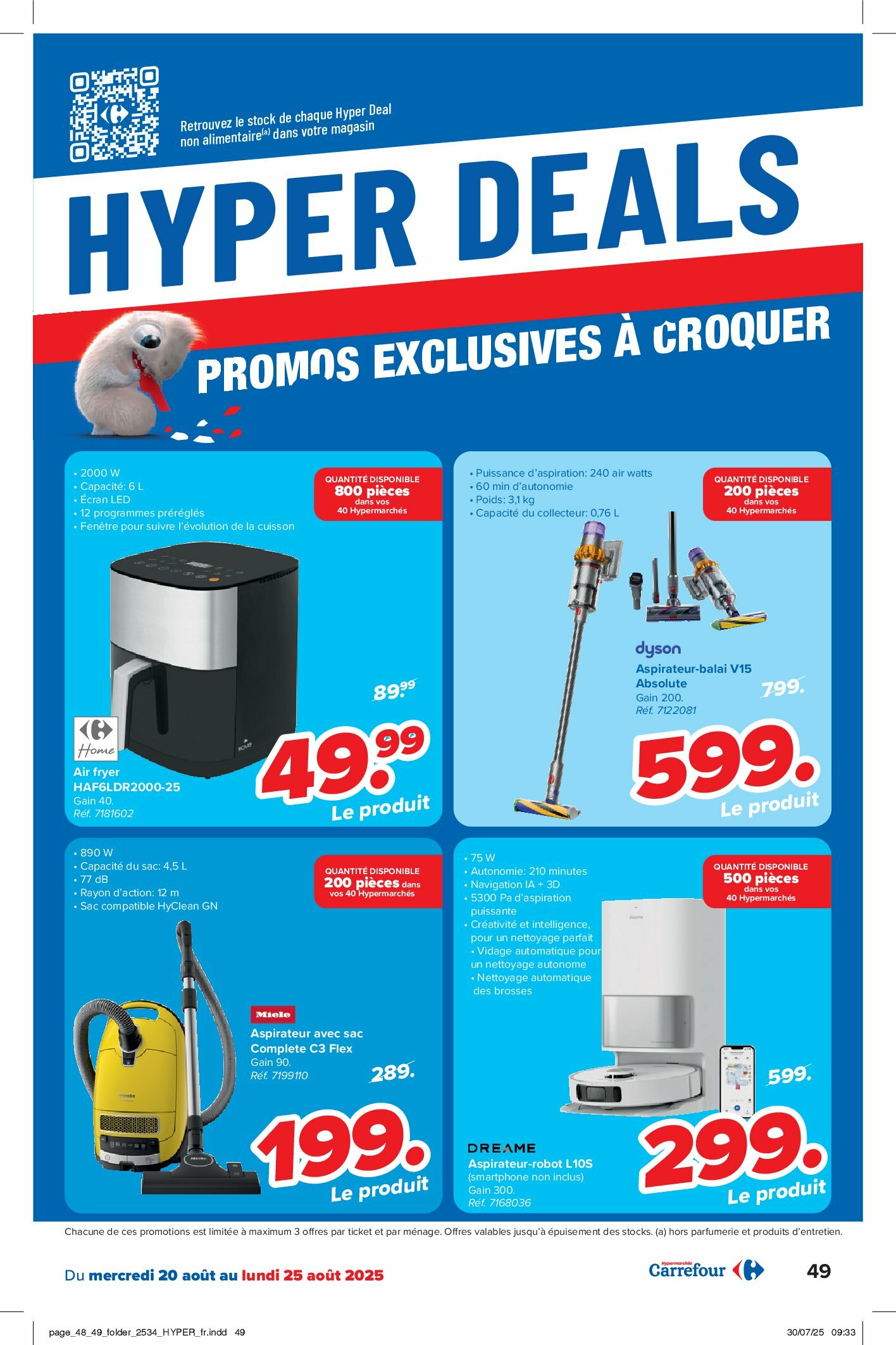 carrefour - Carrefour Hypermarchés folder geldig vanaf 20/08 - 01/09 - page: 49 carrefour - Carrefour Hypermarchés folder geldig vanaf 20/08 - 01/09 - page: 49