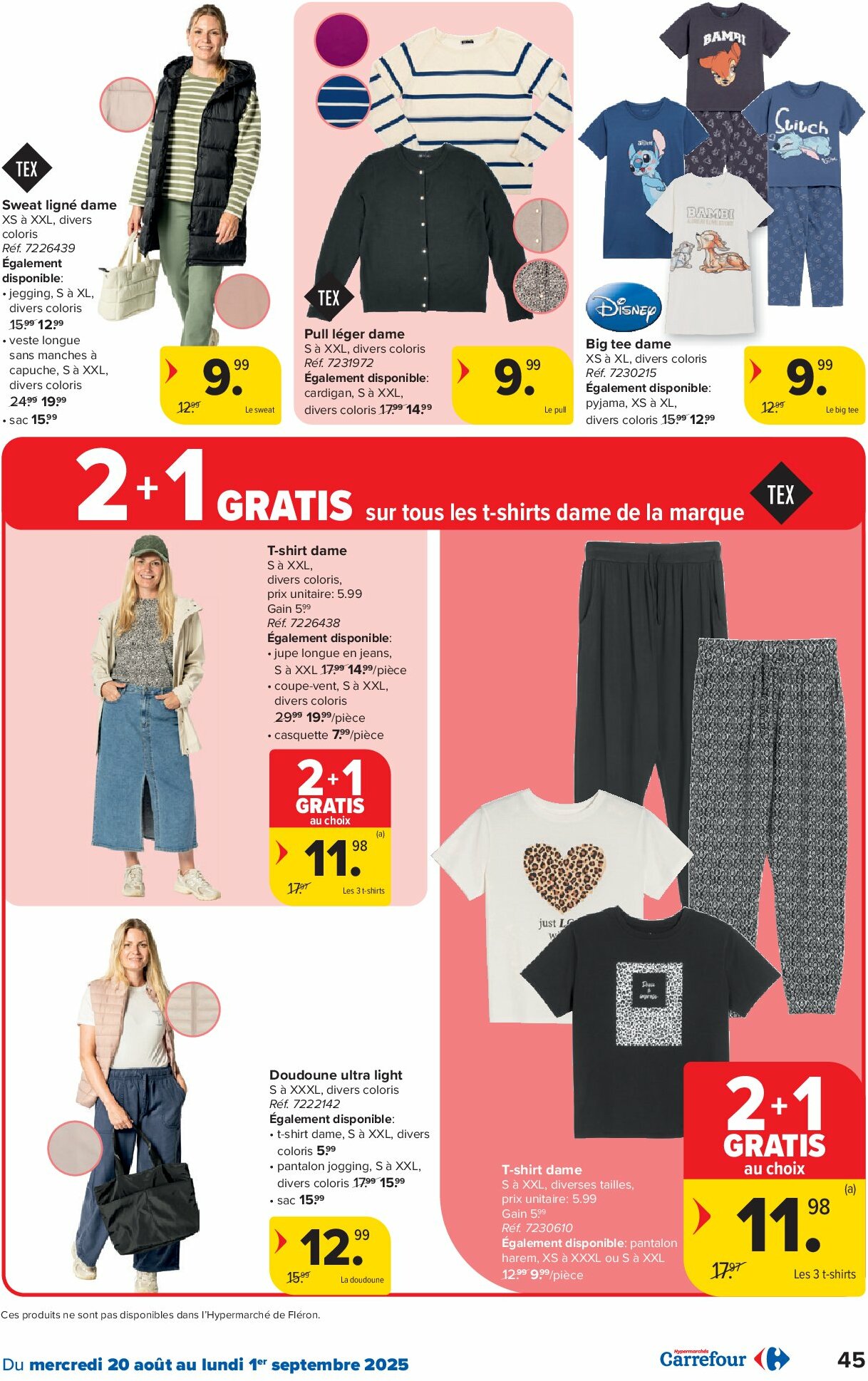 carrefour - Carrefour Hypermarchés folder geldig vanaf 20/08 - 01/09 - page: 45 carrefour - Carrefour Hypermarchés folder geldig vanaf 20/08 - 01/09 - page: 45
