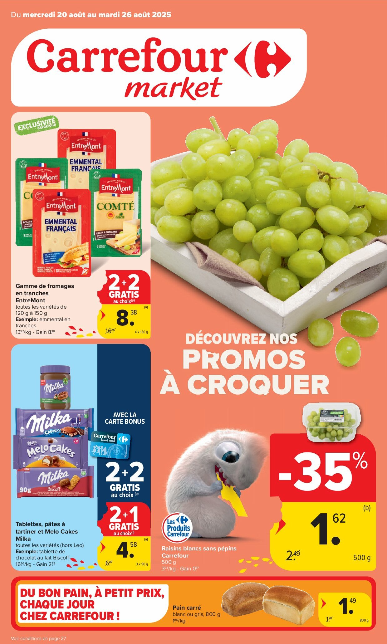 carrefour - Carrefour Market folder geldig vanaf 20/08 - 26/08