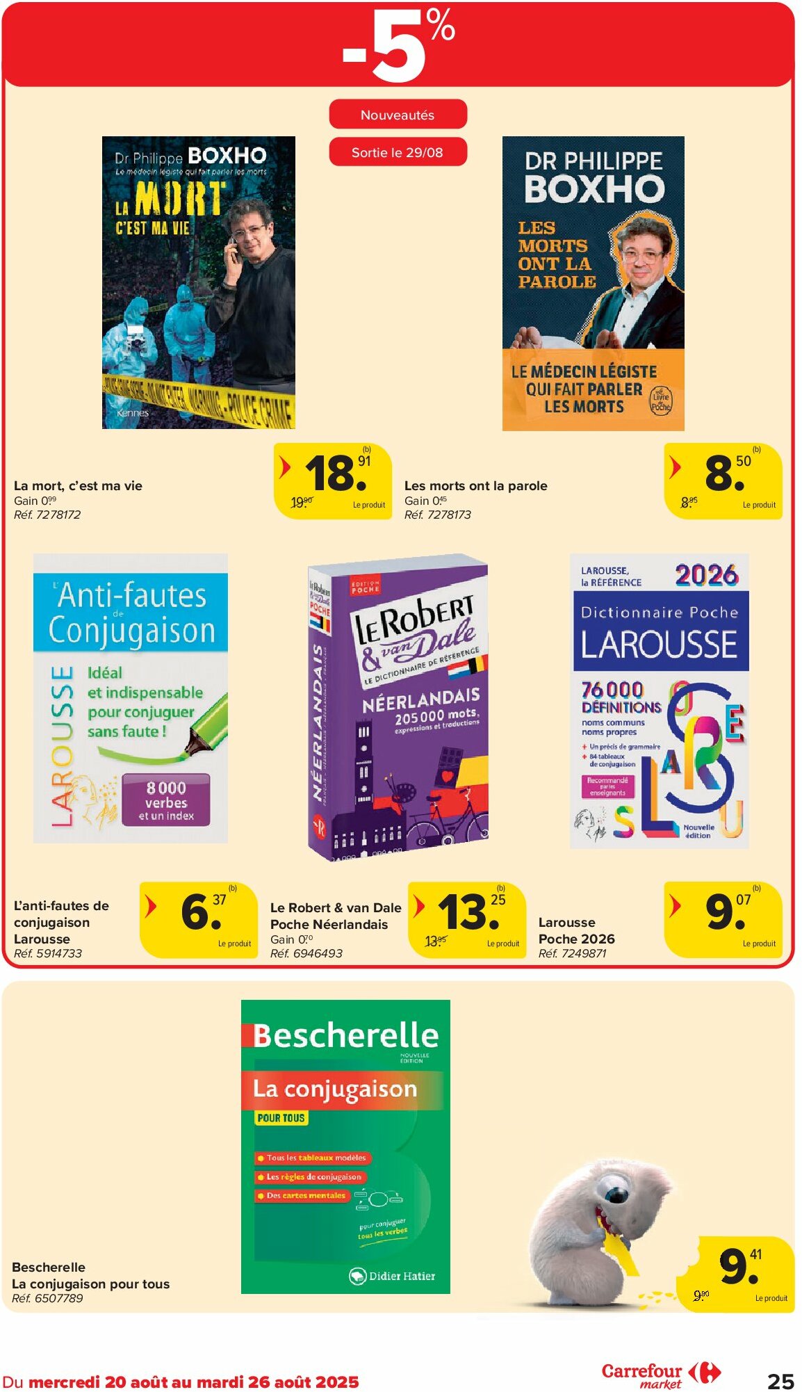 carrefour - Carrefour Market folder geldig vanaf 20/08 - 26/08 - page: 25