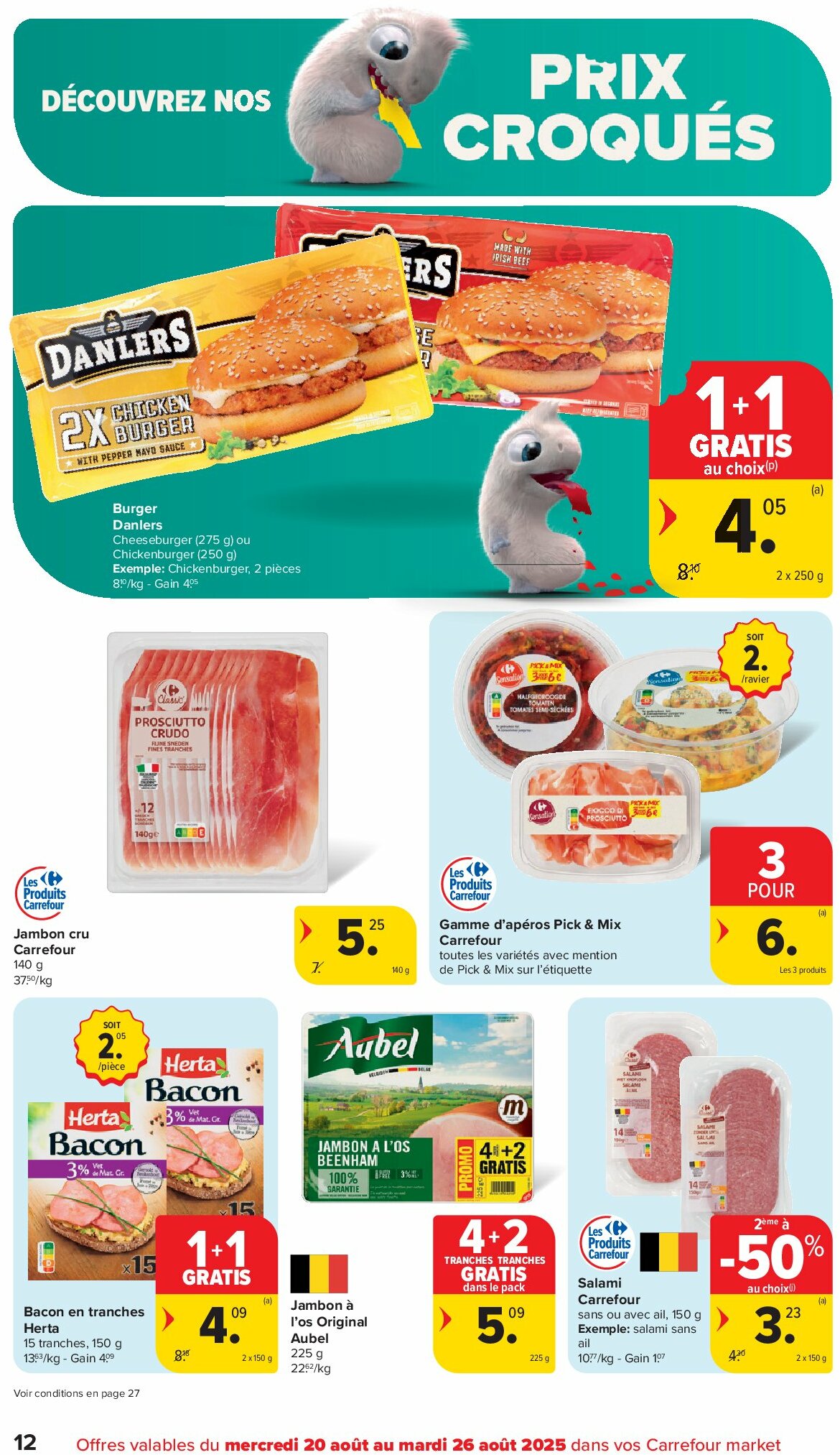 carrefour - Carrefour Market folder geldig vanaf 20/08 - 26/08 - page: 12
