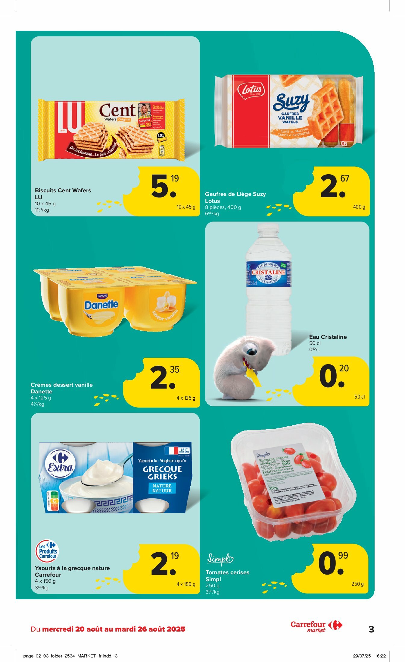 carrefour - Carrefour Market folder geldig vanaf 20/08 - 26/08 - page: 3