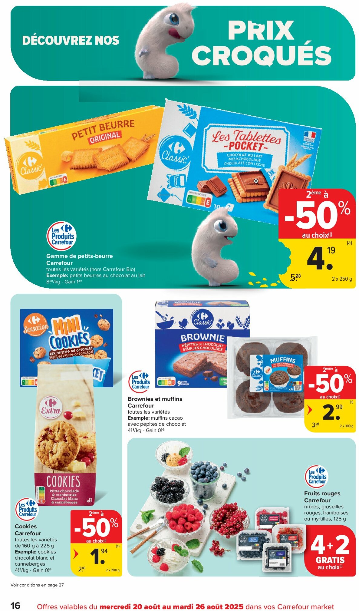 carrefour - Carrefour Market folder geldig vanaf 20/08 - 26/08 - page: 16