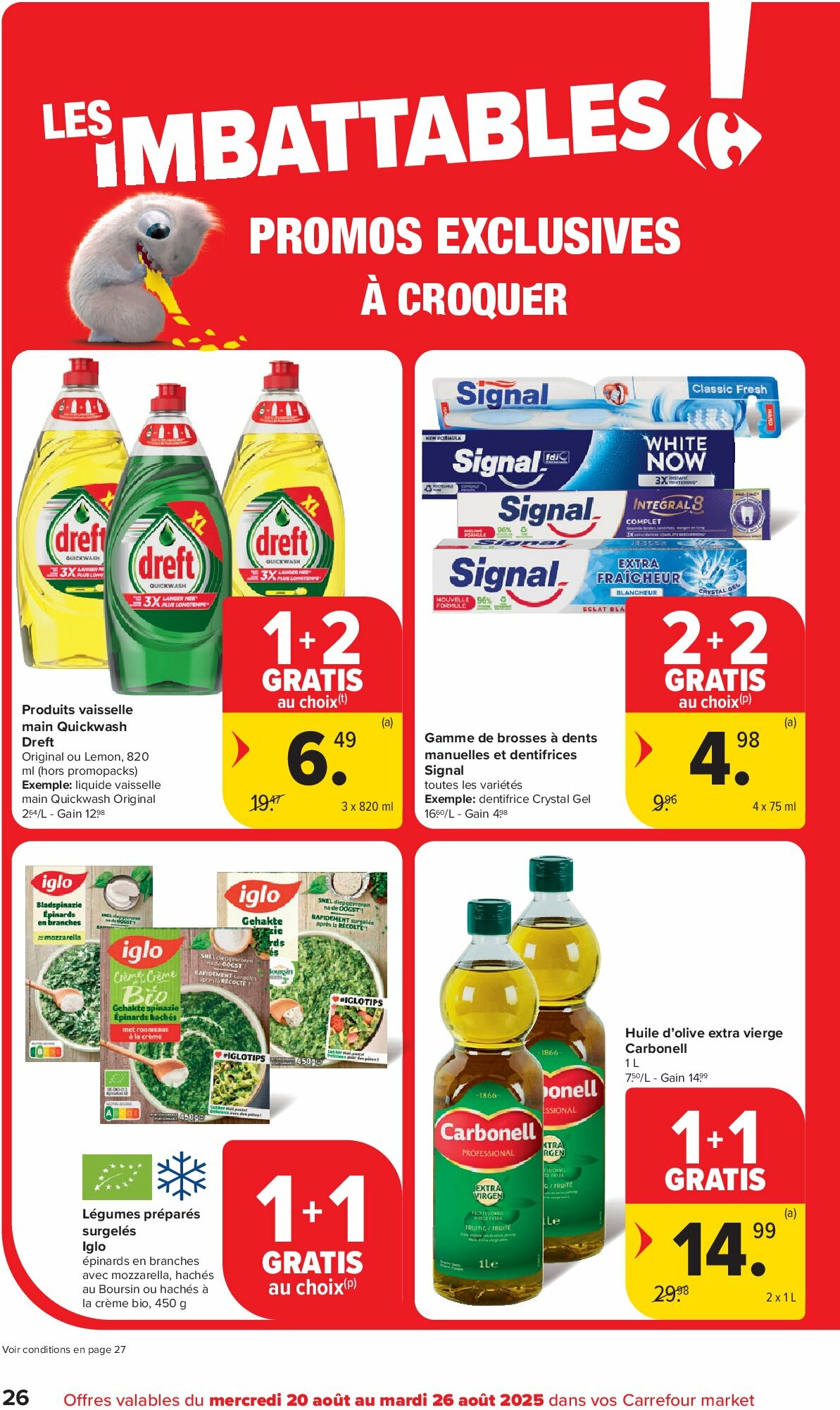 carrefour - Carrefour Market folder geldig vanaf 20/08 - 26/08 - page: 26