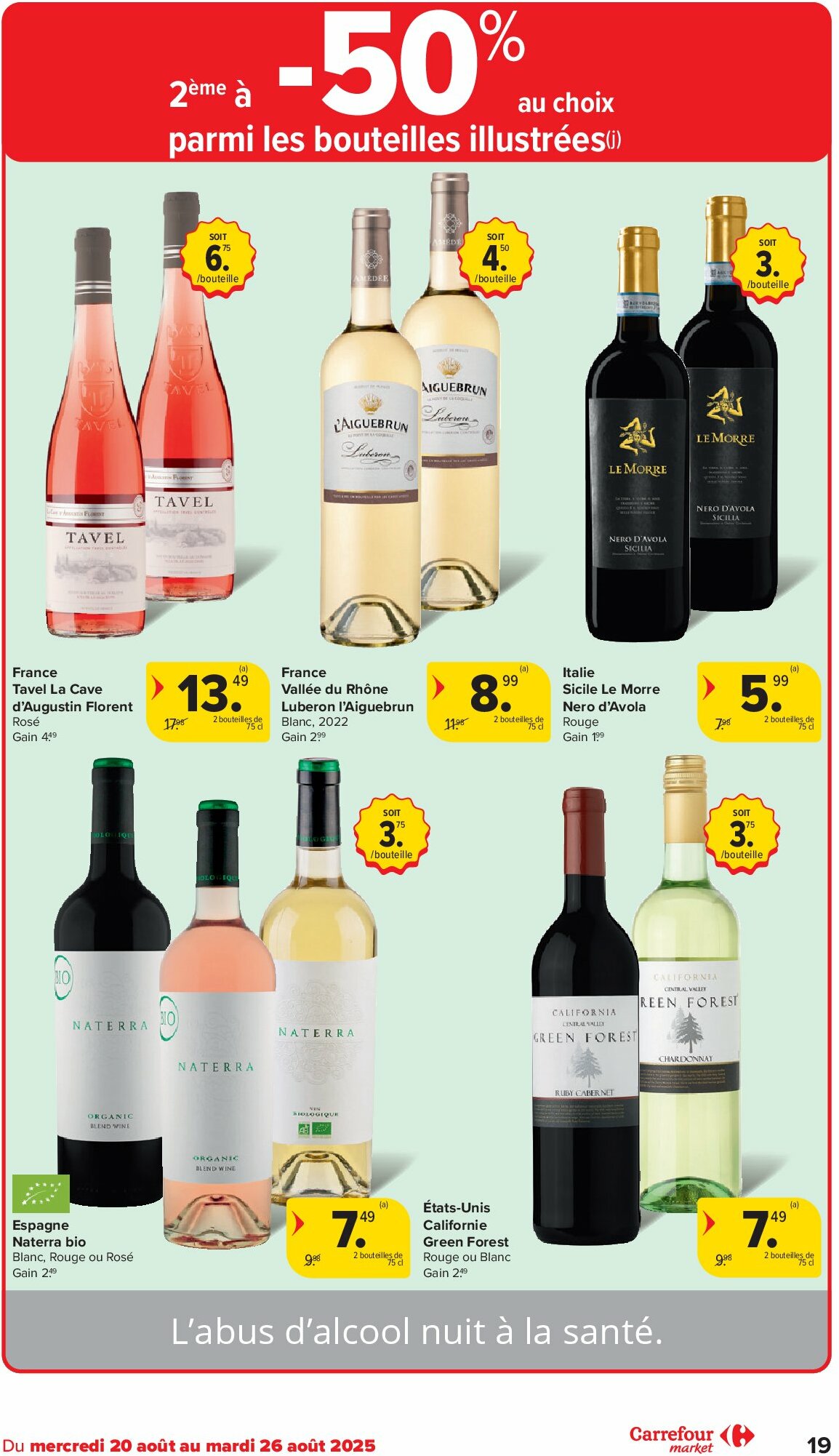 carrefour - Carrefour Market folder geldig vanaf 20/08 - 26/08 - page: 19