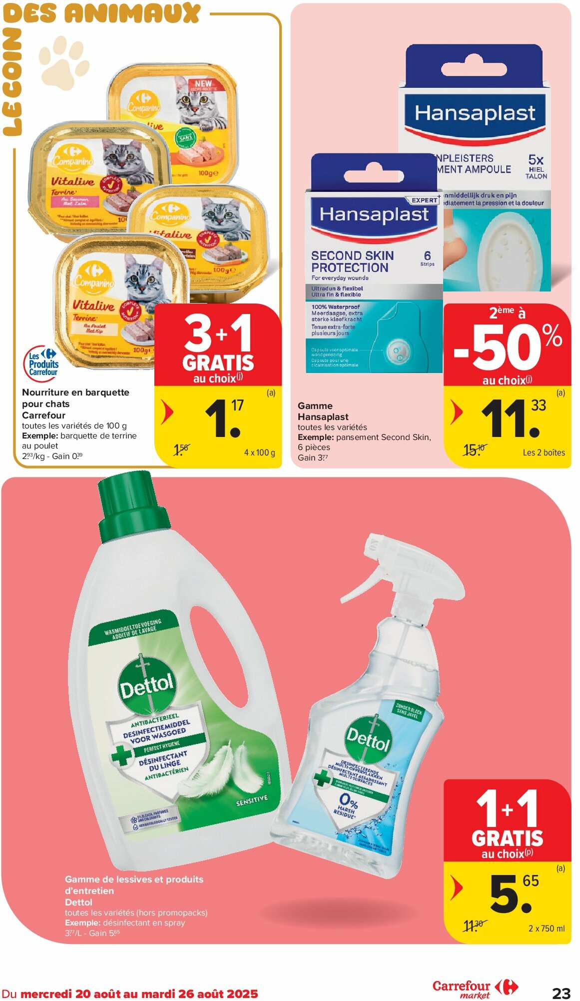 carrefour - Carrefour Market folder geldig vanaf 20/08 - 26/08 - page: 23
