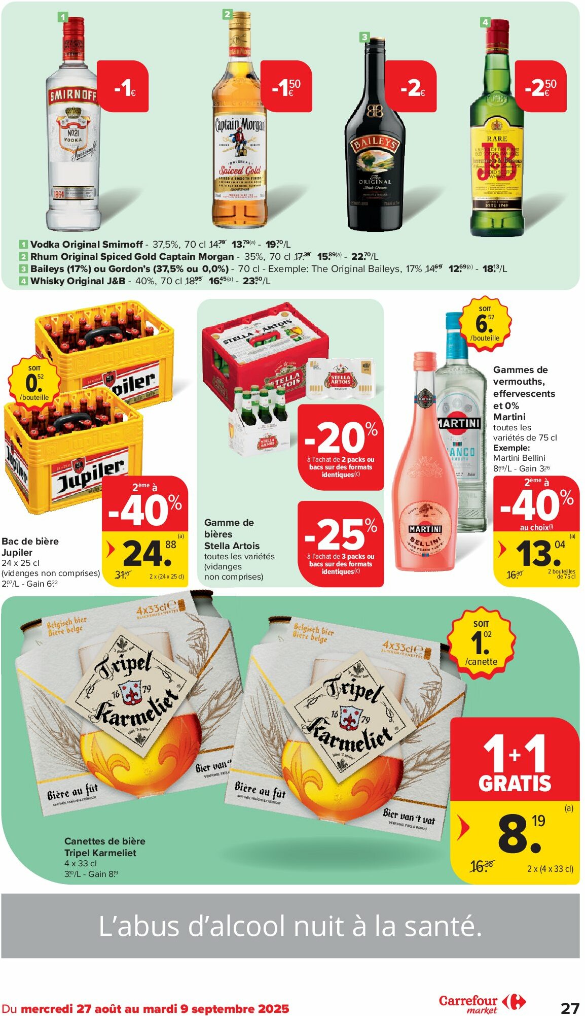 carrefour - Carrefour Market folder geldig vanaf 27/08 - 09/09 - page: 27