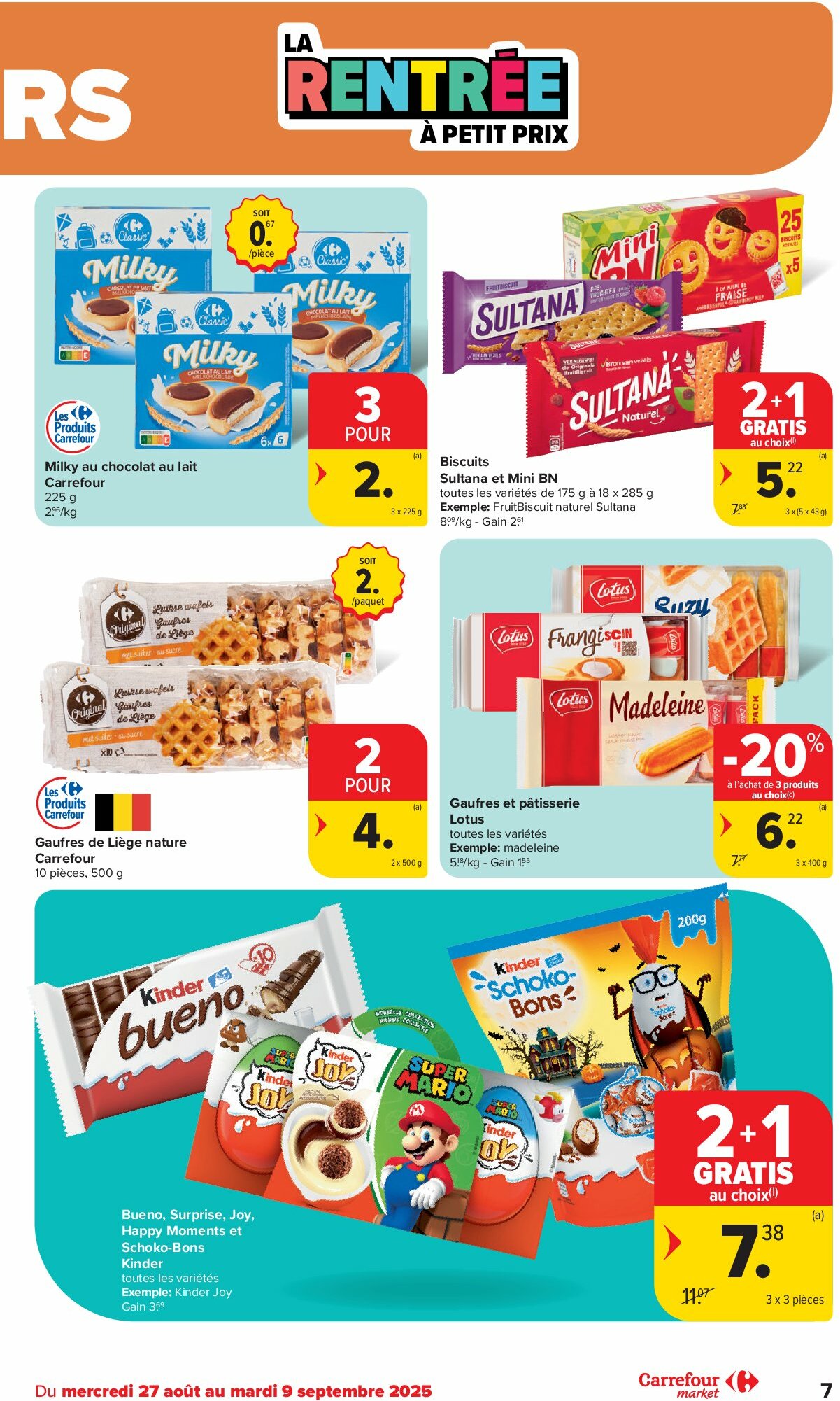 carrefour - Carrefour Market folder geldig vanaf 27/08 - 09/09 - page: 7