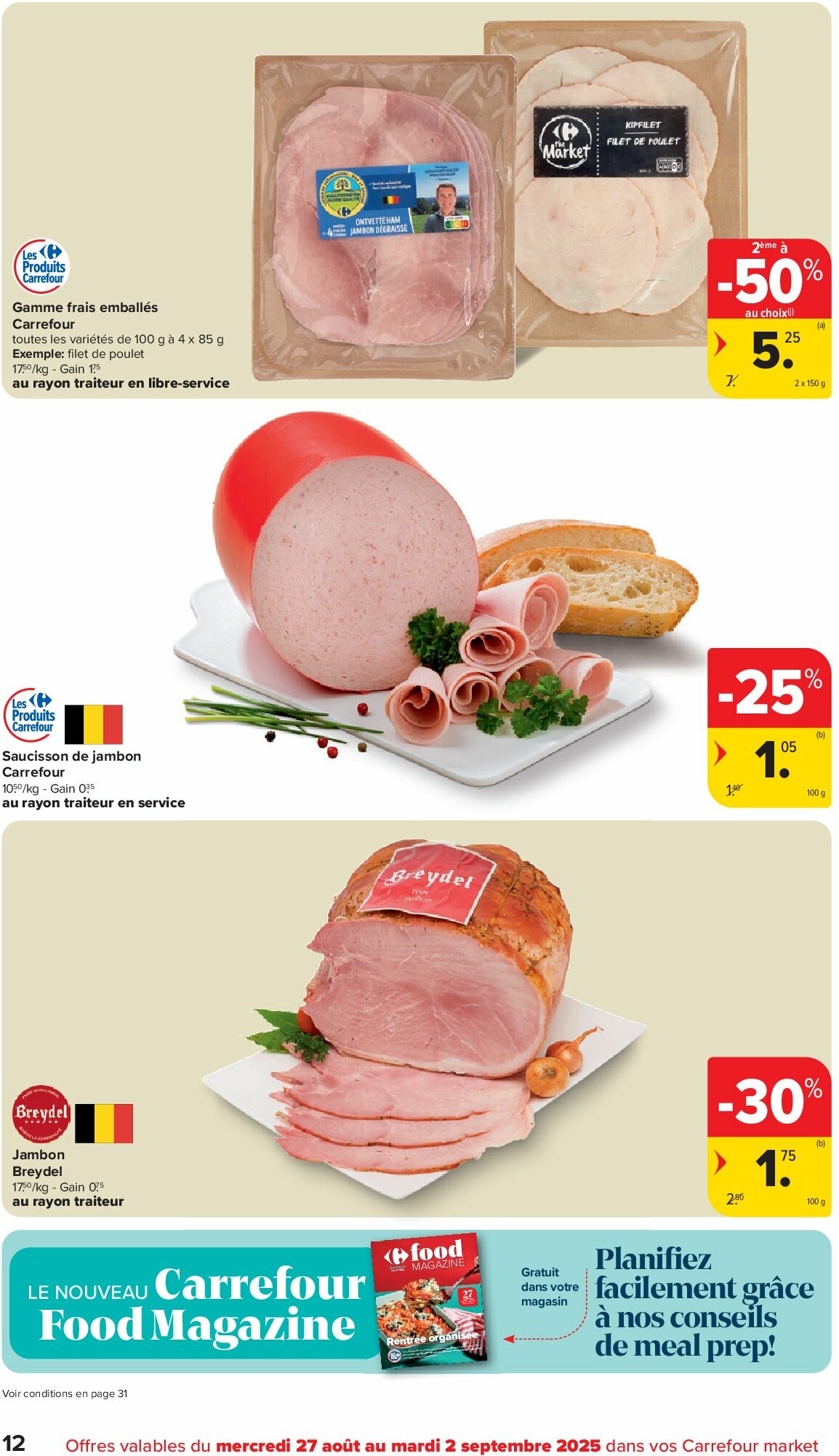 carrefour - Carrefour Market folder geldig vanaf 27/08 - 09/09 - page: 12