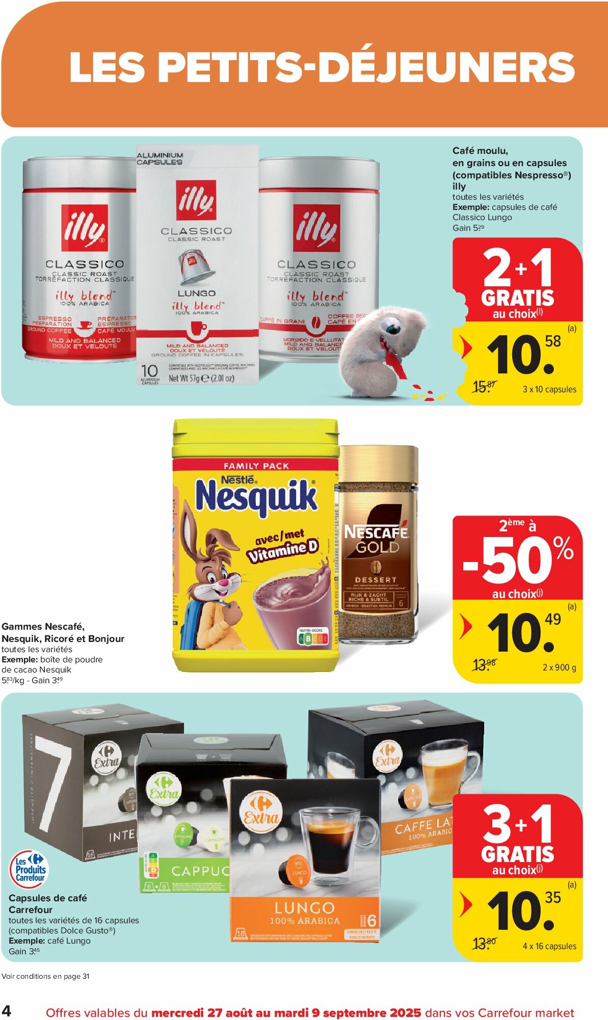 carrefour - Carrefour Market folder geldig vanaf 27/08 - 09/09 - page: 4