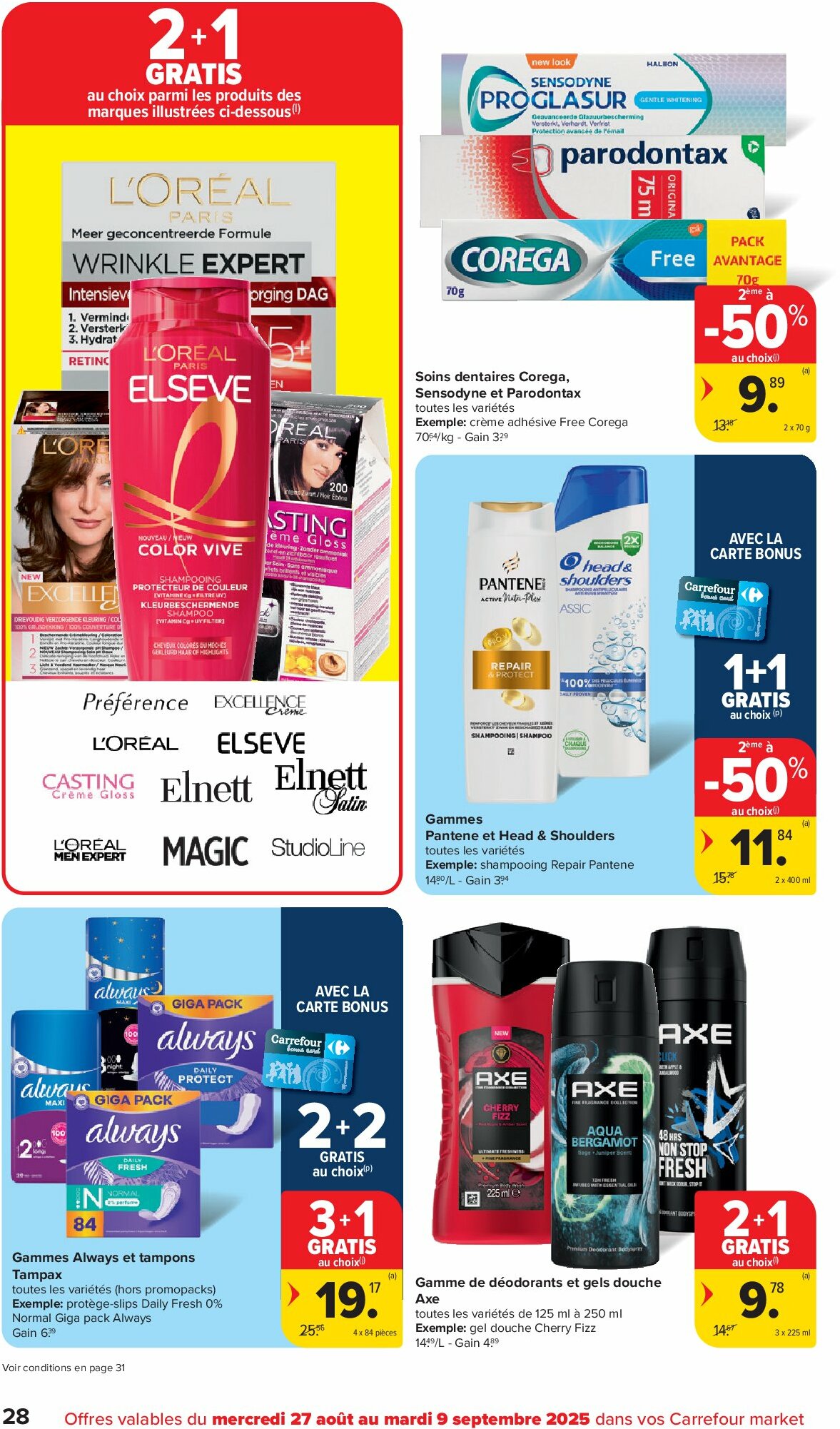 carrefour - Carrefour Market folder geldig vanaf 27/08 - 09/09 - page: 28