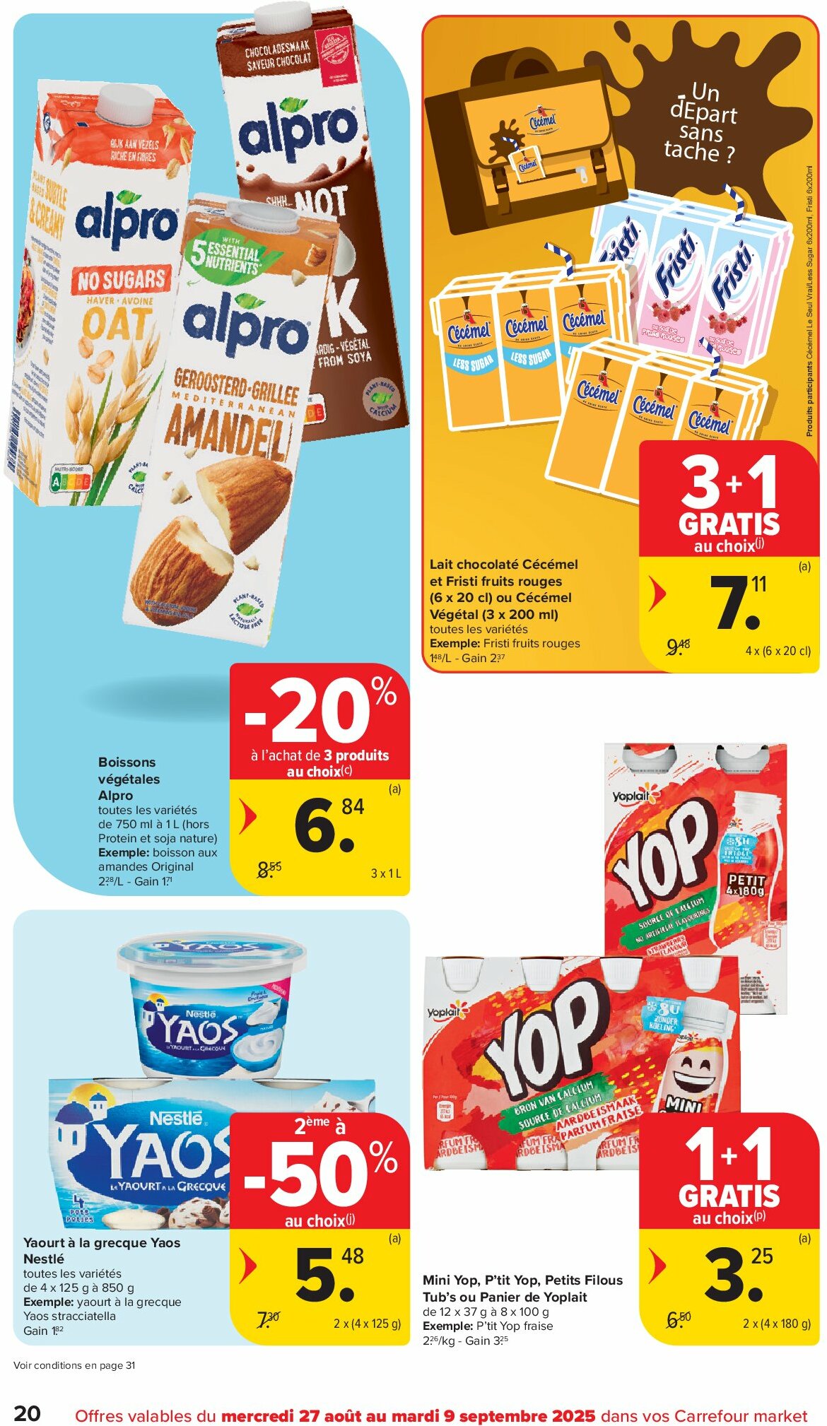 carrefour - Carrefour Market folder geldig vanaf 27/08 - 09/09 - page: 20