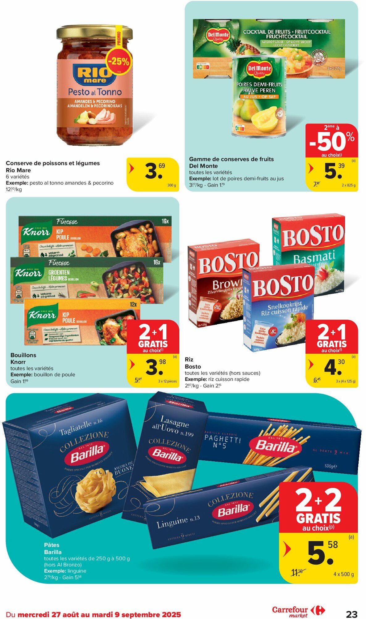 carrefour - Carrefour Market folder geldig vanaf 27/08 - 09/09 - page: 23