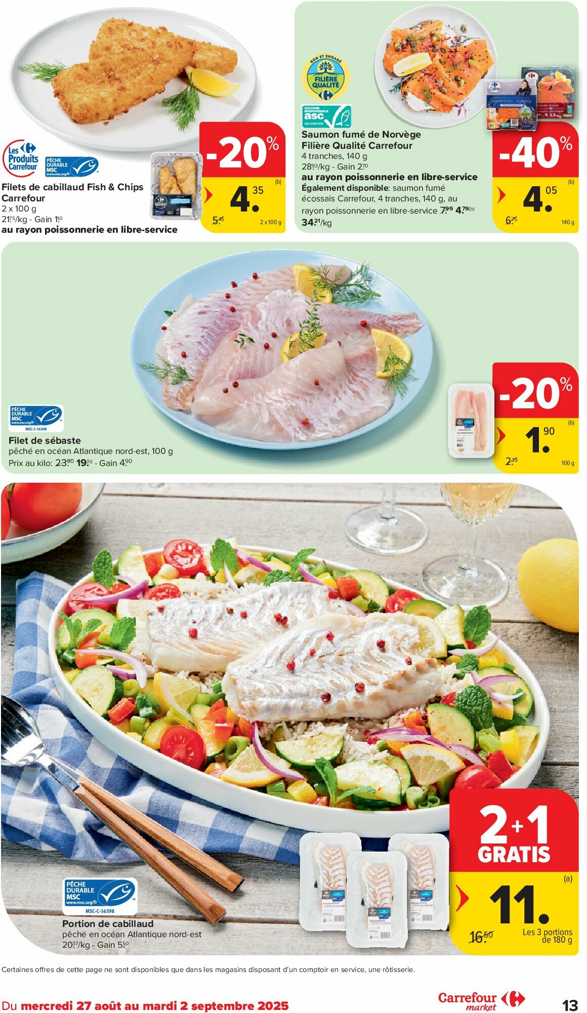carrefour - Carrefour Market folder geldig vanaf 27/08 - 09/09 - page: 13