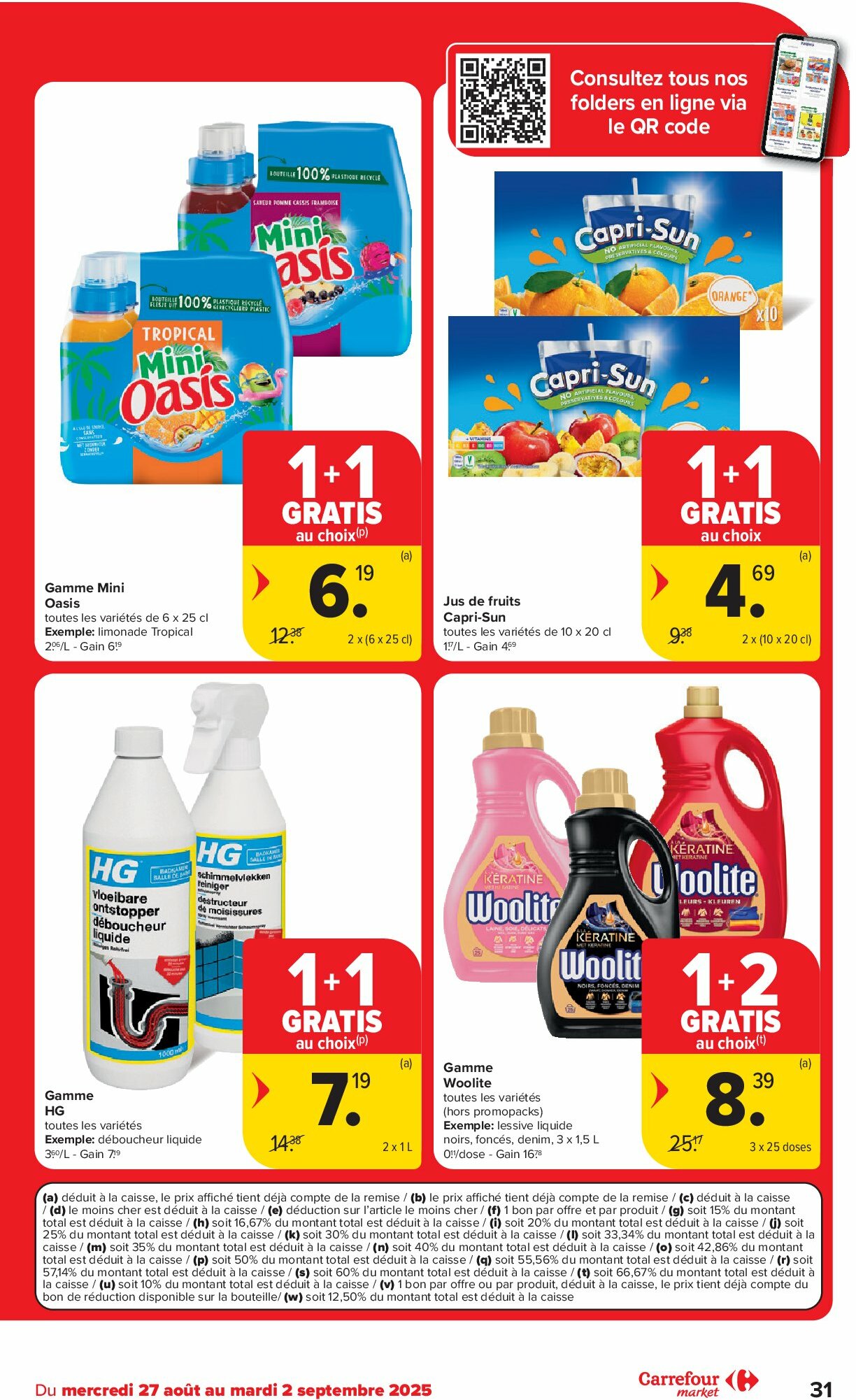 carrefour - Carrefour Market folder geldig vanaf 27/08 - 09/09 - page: 31