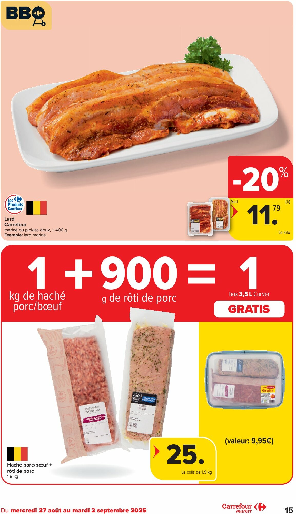 carrefour - Carrefour Market folder geldig vanaf 27/08 - 09/09 - page: 15