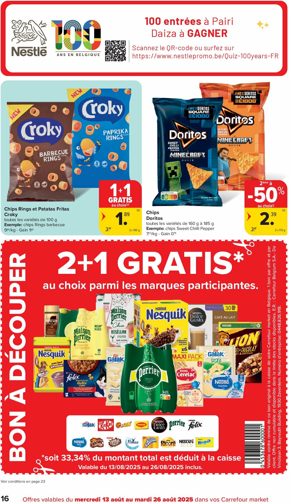 carrefour - Carrefour Market folder geldig vanaf 13/08 - 26/08 - page: 16
