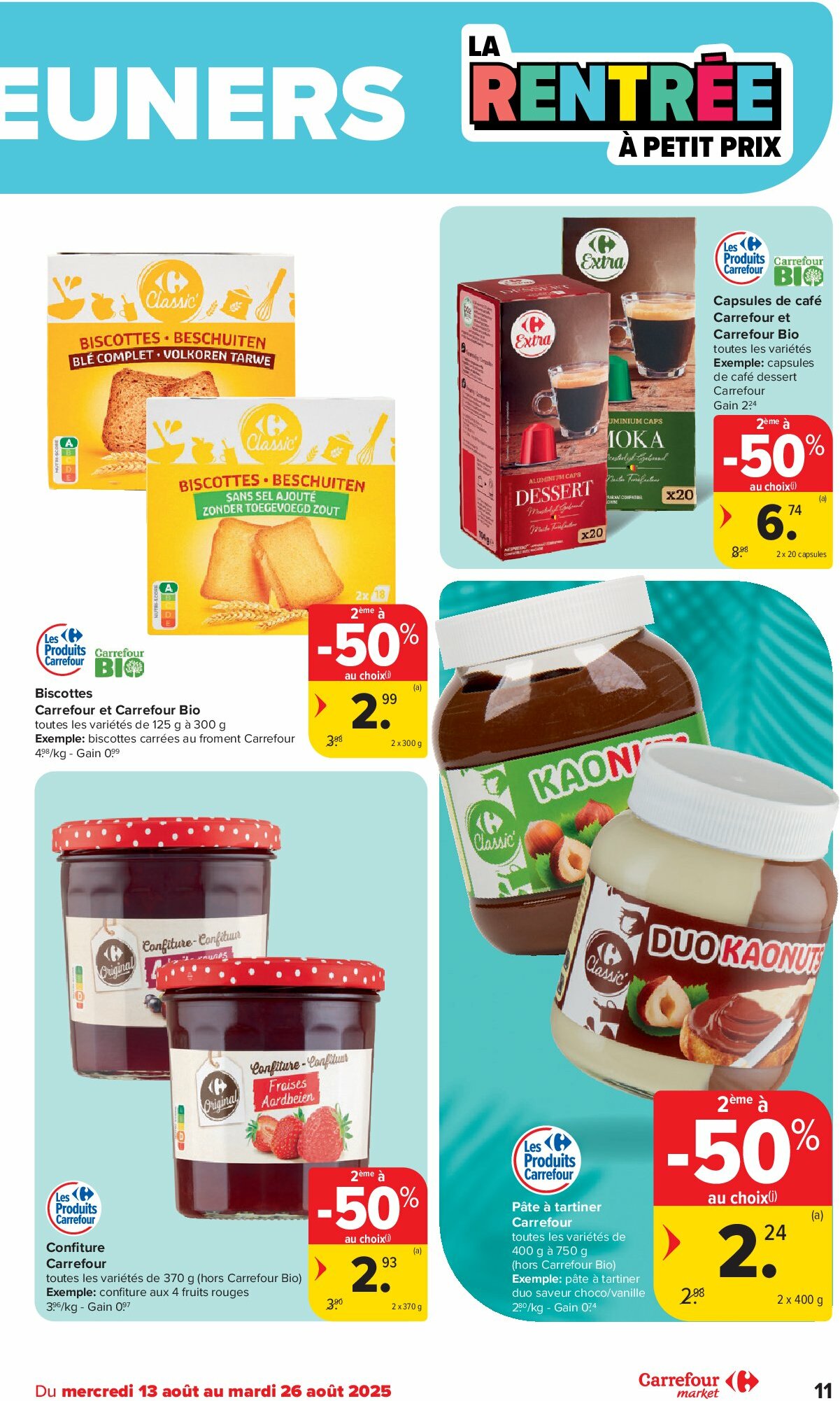 carrefour - Carrefour Market folder geldig vanaf 13/08 - 26/08 - page: 11