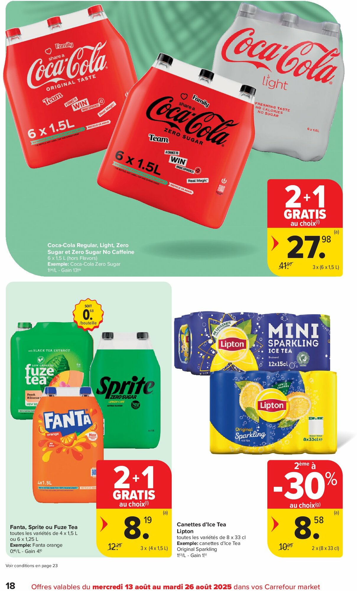 carrefour - Carrefour Market folder geldig vanaf 13/08 - 26/08 - page: 18