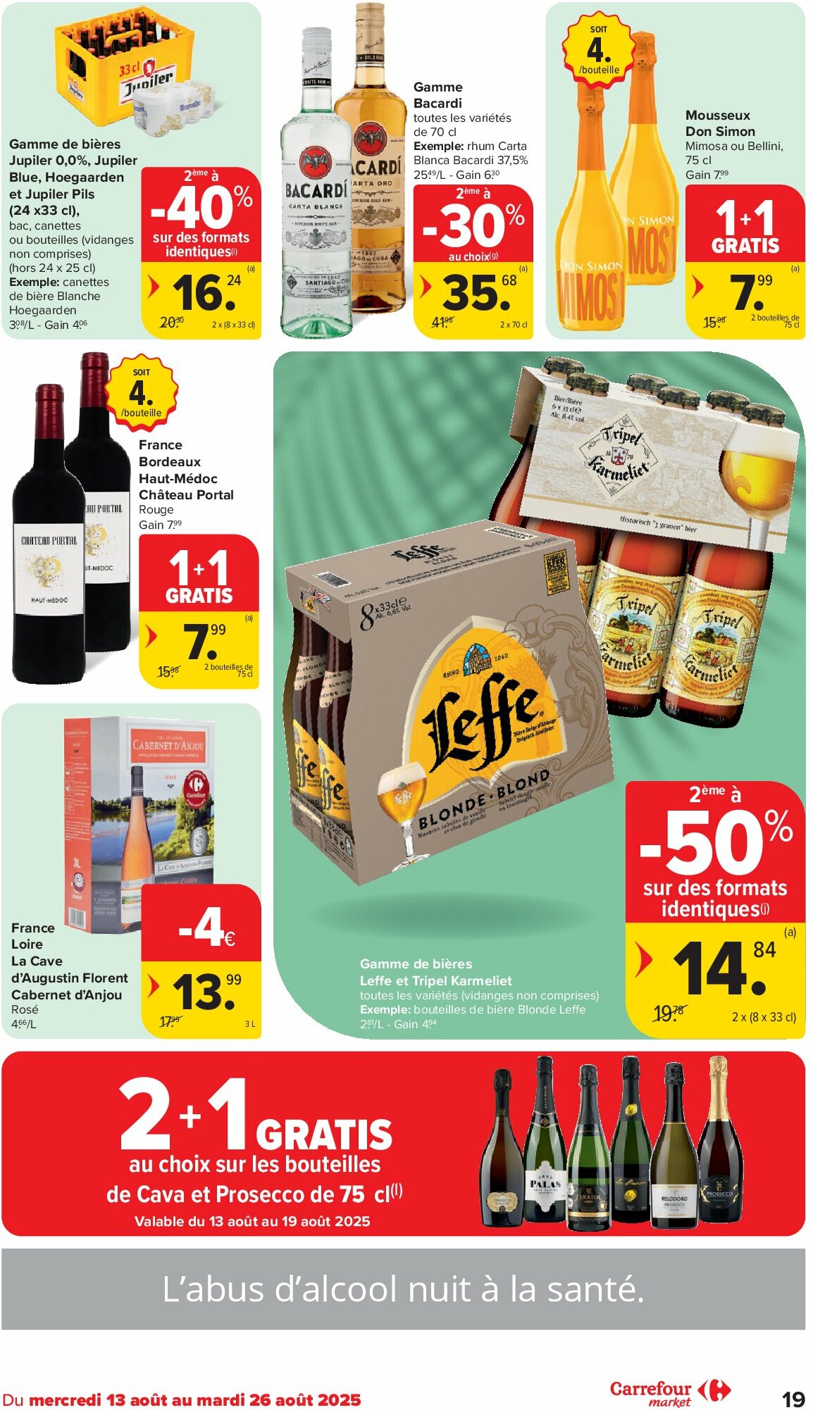 carrefour - Carrefour Market folder geldig vanaf 13/08 - 26/08 - page: 19
