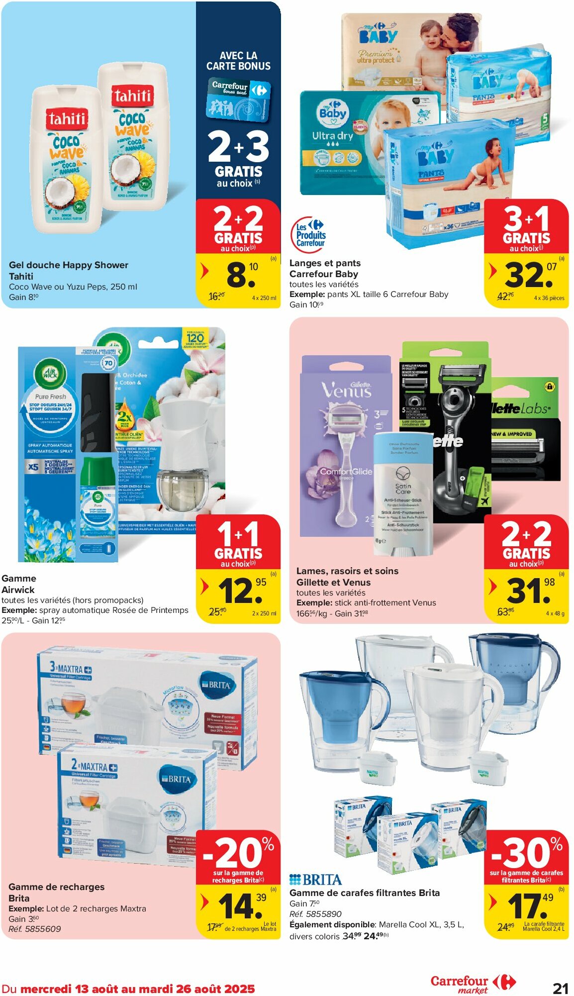 carrefour - Carrefour Market folder geldig vanaf 13/08 - 26/08 - page: 21