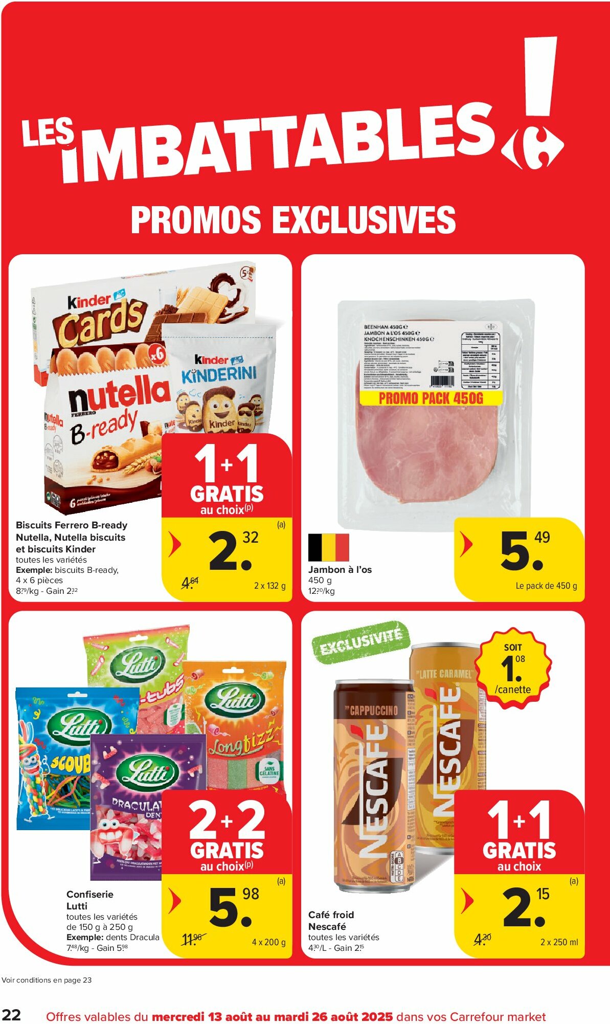 carrefour - Carrefour Market folder geldig vanaf 13/08 - 26/08 - page: 22