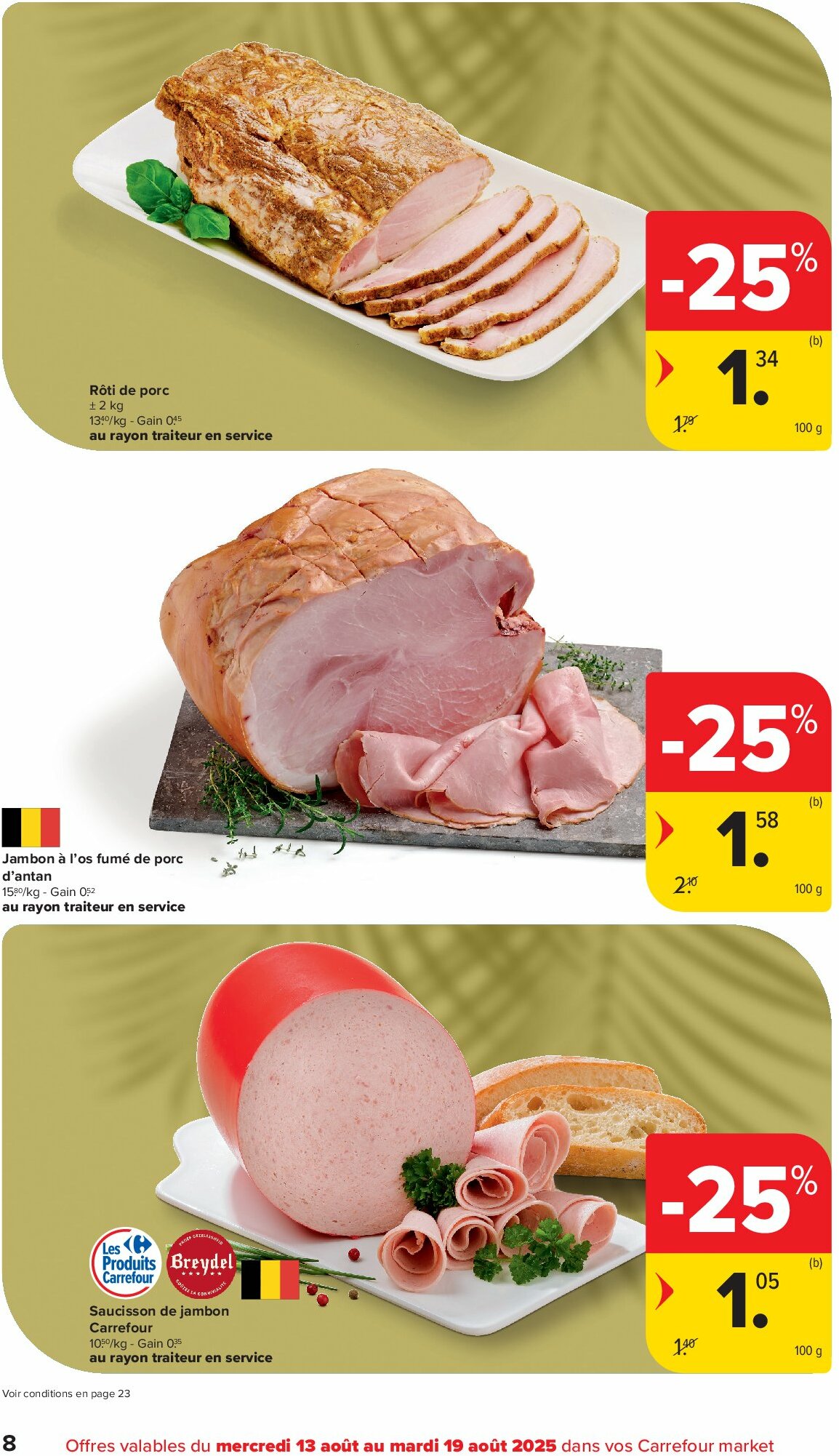 carrefour - Carrefour Market folder geldig vanaf 13/08 - 26/08 - page: 8