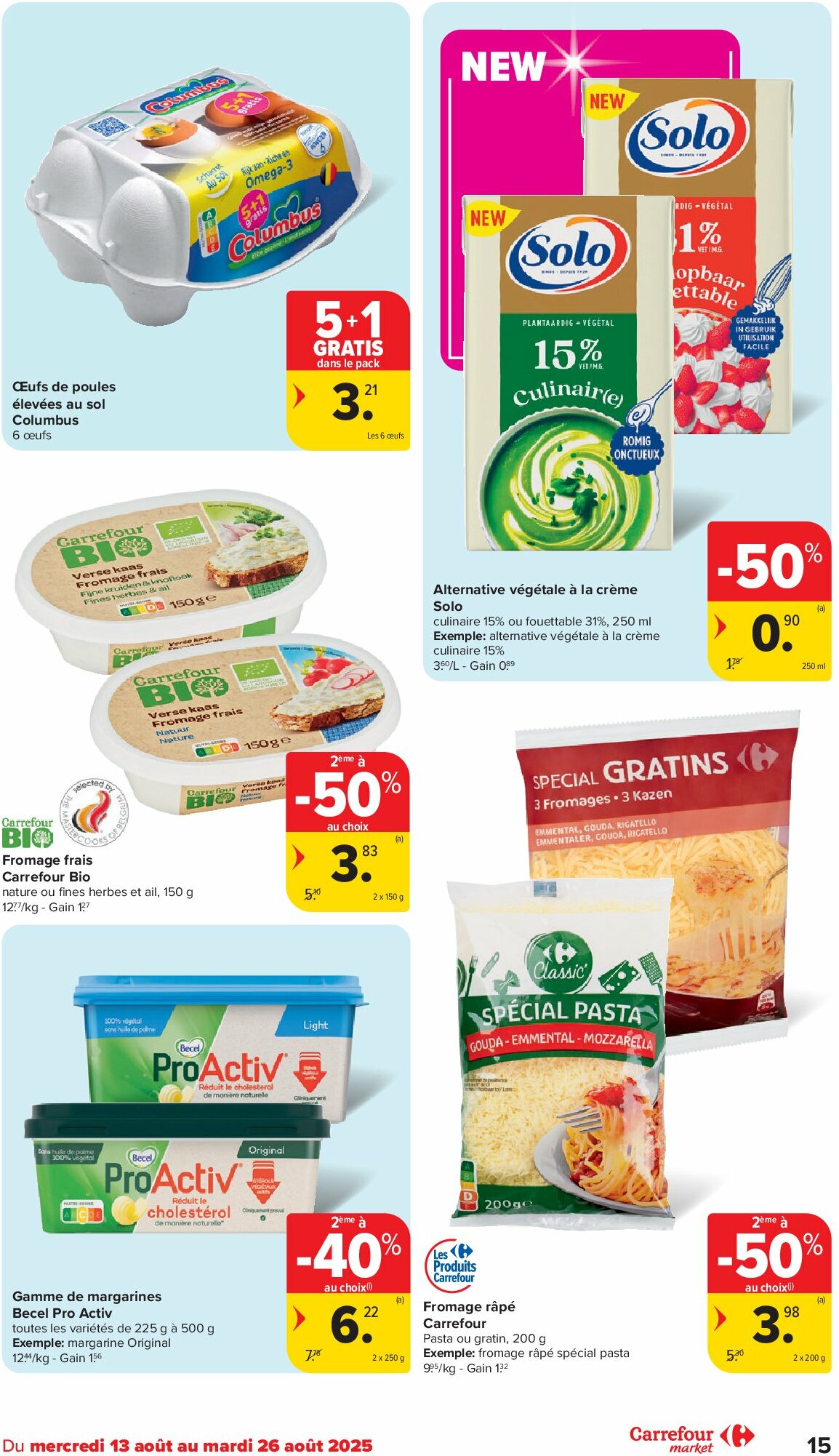 carrefour - Carrefour Market folder geldig vanaf 13/08 - 26/08 - page: 15