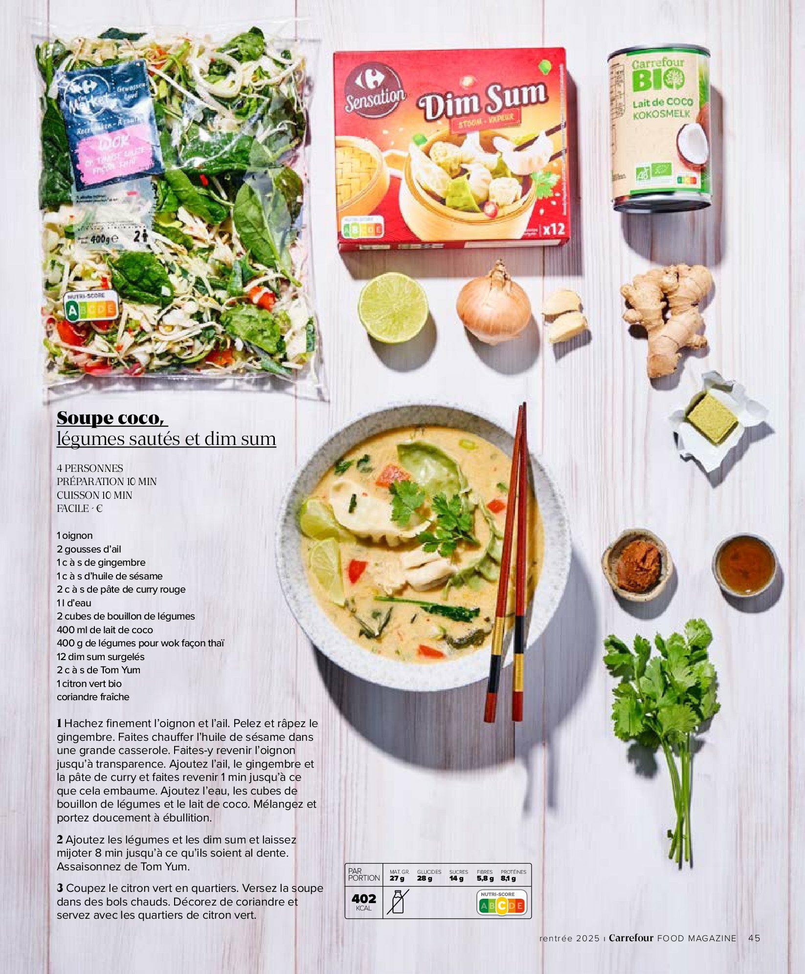 carrefour - Carrefour - Food Magazine folder geldig vanaf 27/08 - 08/10 - page: 45 carrefour - Carrefour - Food Magazine folder geldig vanaf 27/08 - 08/10 - page: 45