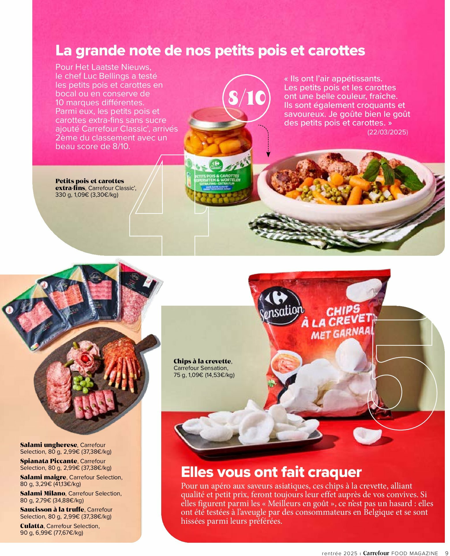 carrefour - Carrefour - Food Magazine folder geldig vanaf 27/08 - 08/10 - page: 9 carrefour - Carrefour - Food Magazine folder geldig vanaf 27/08 - 08/10 - page: 9
