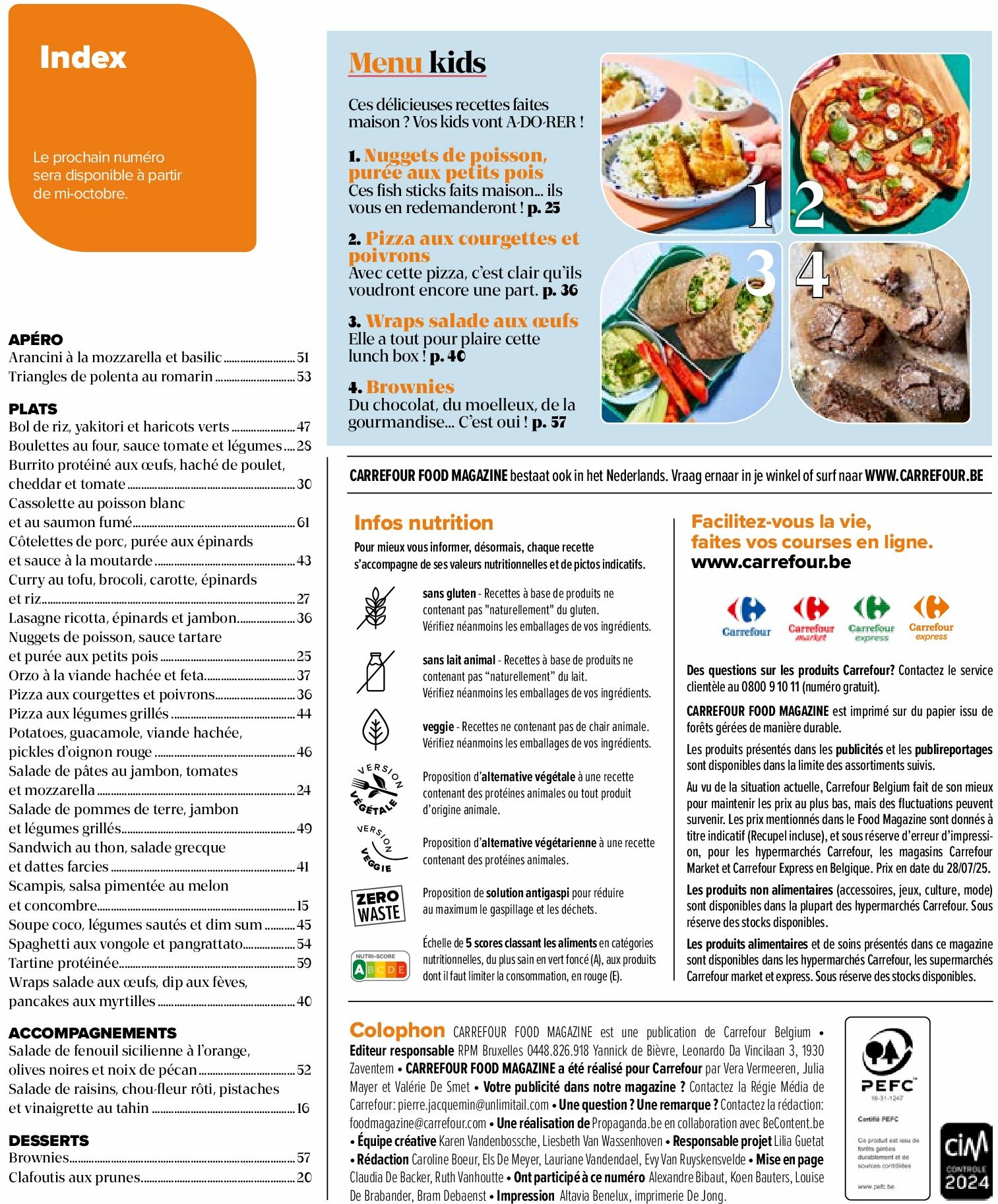 carrefour - Carrefour - Food Magazine folder geldig vanaf 27/08 - 08/10 - page: 66 carrefour - Carrefour - Food Magazine folder geldig vanaf 27/08 - 08/10 - page: 66