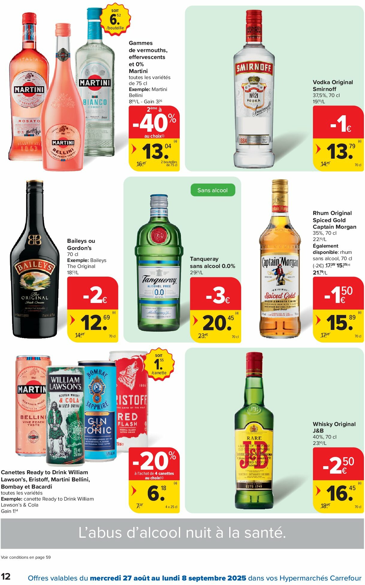 carrefour - Carrefour Hypermarchés folder geldig vanaf 27/08 - 08/09 - page: 12 carrefour - Carrefour Hypermarchés folder geldig vanaf 27/08 - 08/09 - page: 12