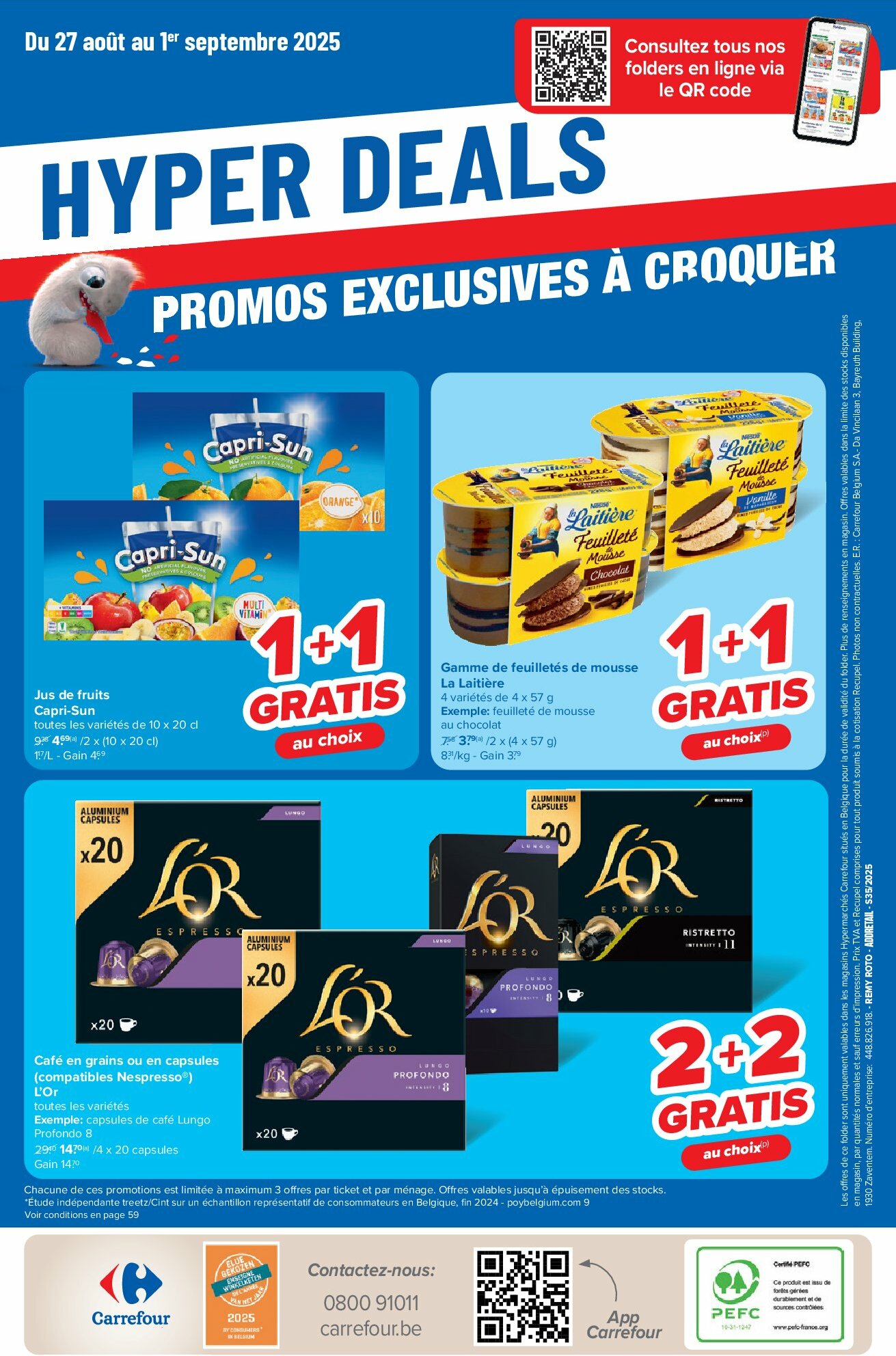 carrefour - Carrefour Hypermarchés folder geldig vanaf 27/08 - 08/09 - page: 60 carrefour - Carrefour Hypermarchés folder geldig vanaf 27/08 - 08/09 - page: 60