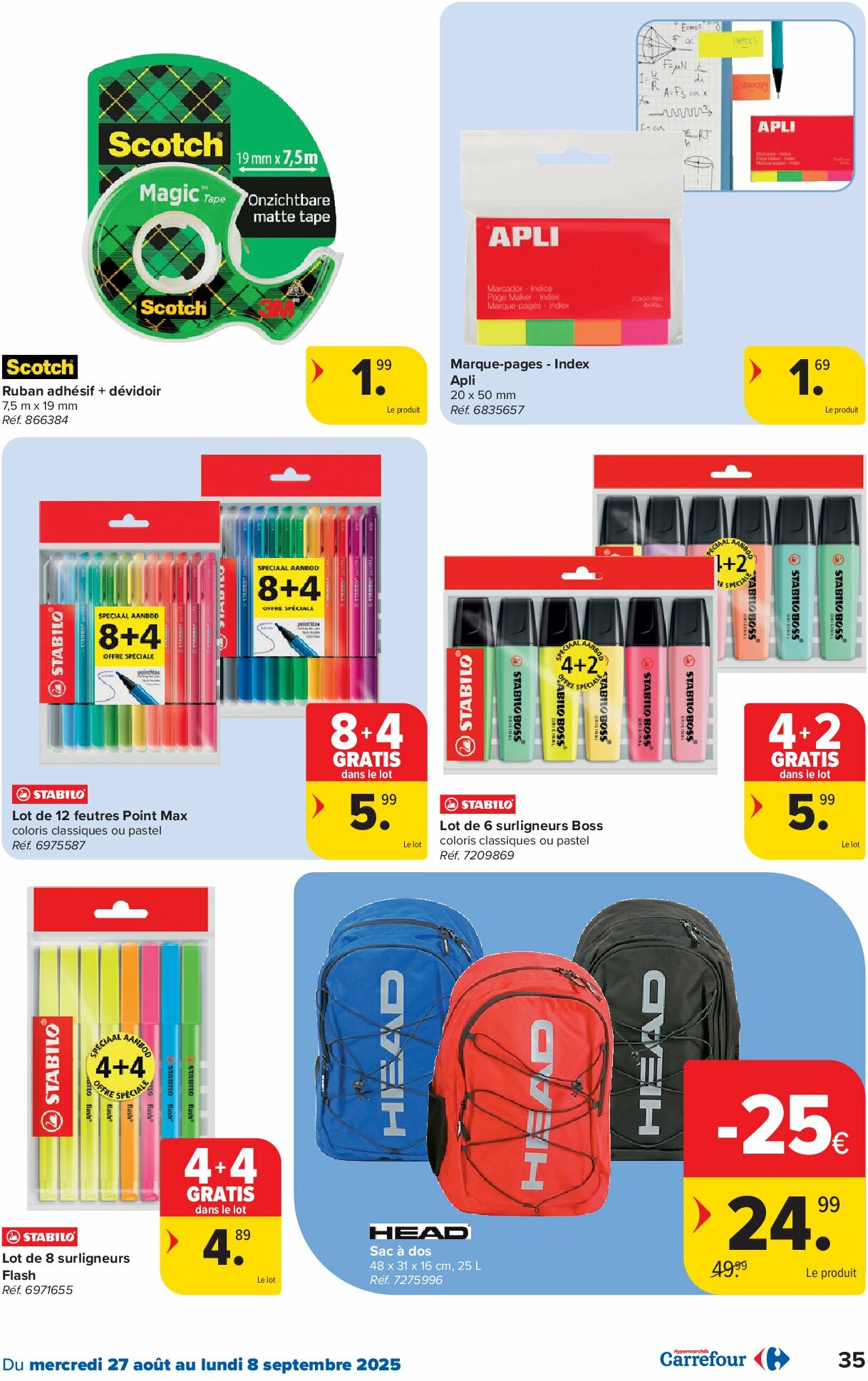 carrefour - Carrefour Hypermarchés folder geldig vanaf 27/08 - 08/09 - page: 35 carrefour - Carrefour Hypermarchés folder geldig vanaf 27/08 - 08/09 - page: 35