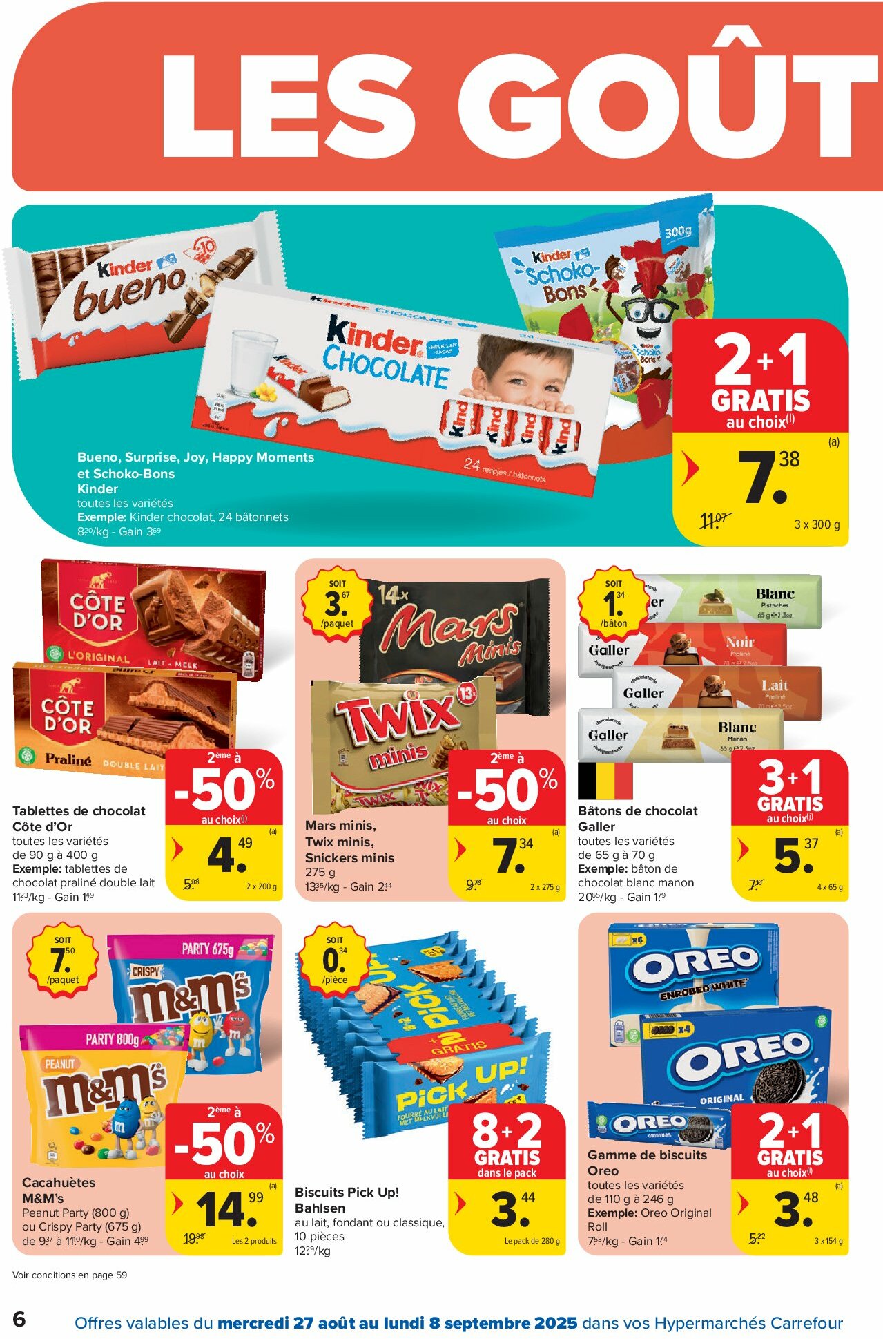 carrefour - Carrefour Hypermarchés folder geldig vanaf 27/08 - 08/09 - page: 6 carrefour - Carrefour Hypermarchés folder geldig vanaf 27/08 - 08/09 - page: 6