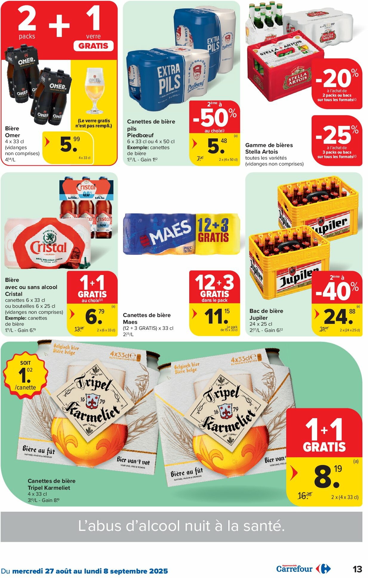 carrefour - Carrefour Hypermarchés folder geldig vanaf 27/08 - 08/09 - page: 13 carrefour - Carrefour Hypermarchés folder geldig vanaf 27/08 - 08/09 - page: 13