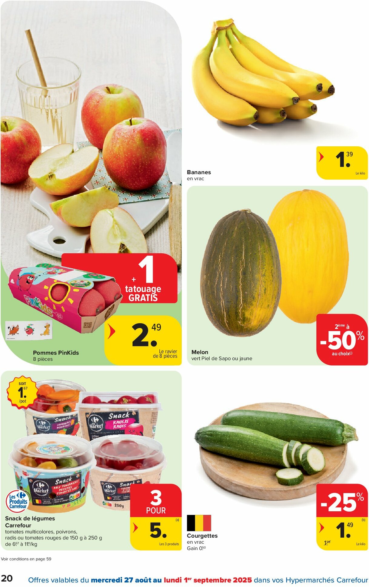 carrefour - Carrefour Hypermarchés folder geldig vanaf 27/08 - 08/09 - page: 20 carrefour - Carrefour Hypermarchés folder geldig vanaf 27/08 - 08/09 - page: 20