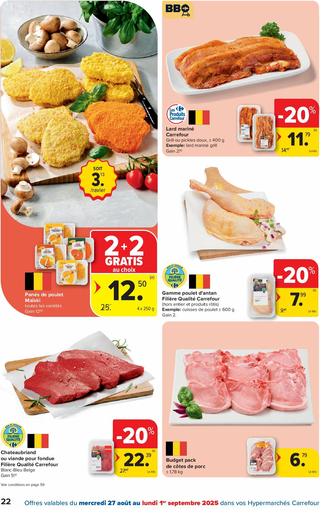 carrefour - Carrefour Hypermarchés folder geldig vanaf 27/08 - 08/09 - page: 22 carrefour - Carrefour Hypermarchés folder geldig vanaf 27/08 - 08/09 - page: 22