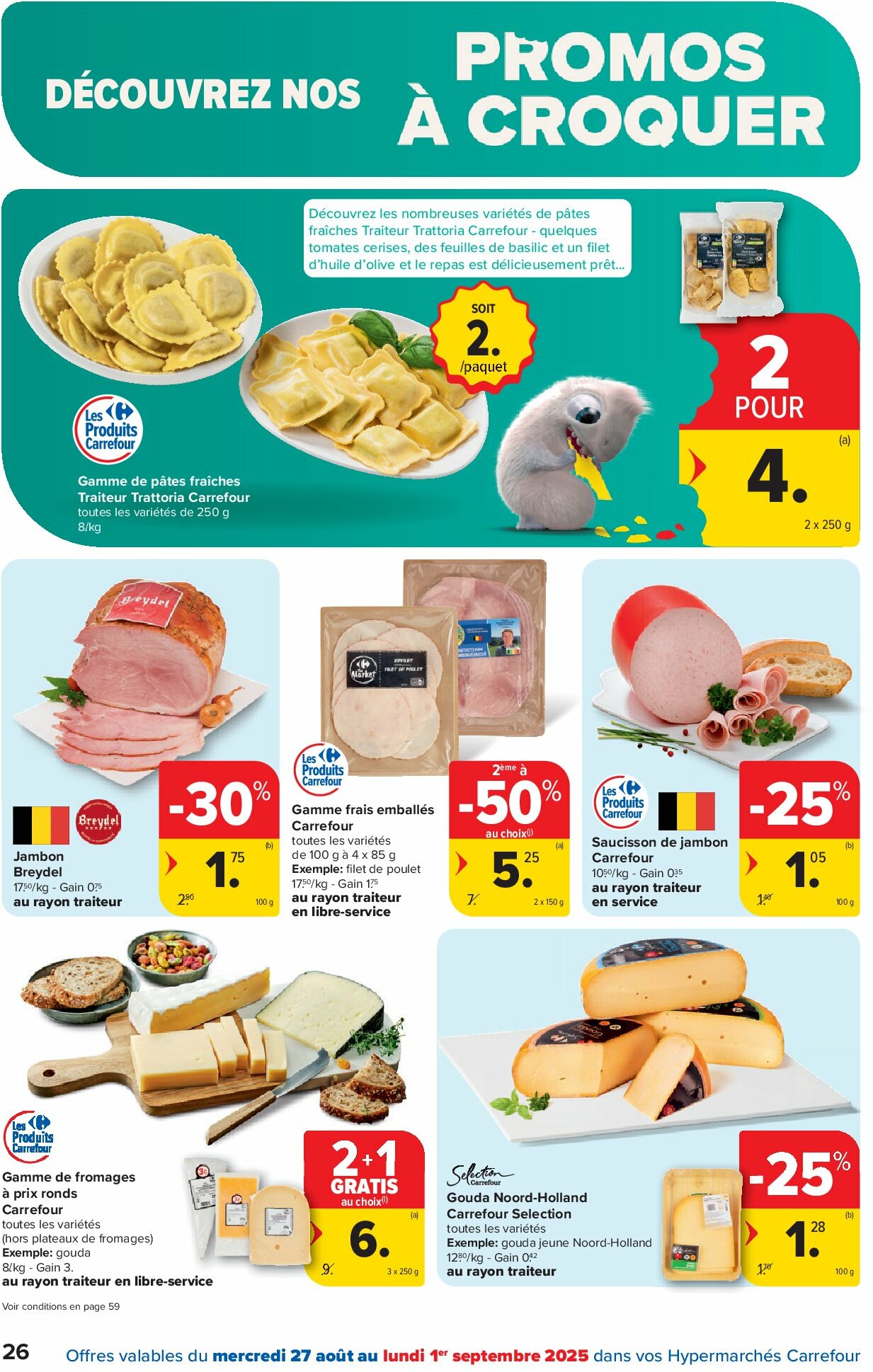 carrefour - Carrefour Hypermarchés folder geldig vanaf 27/08 - 08/09 - page: 26 carrefour - Carrefour Hypermarchés folder geldig vanaf 27/08 - 08/09 - page: 26