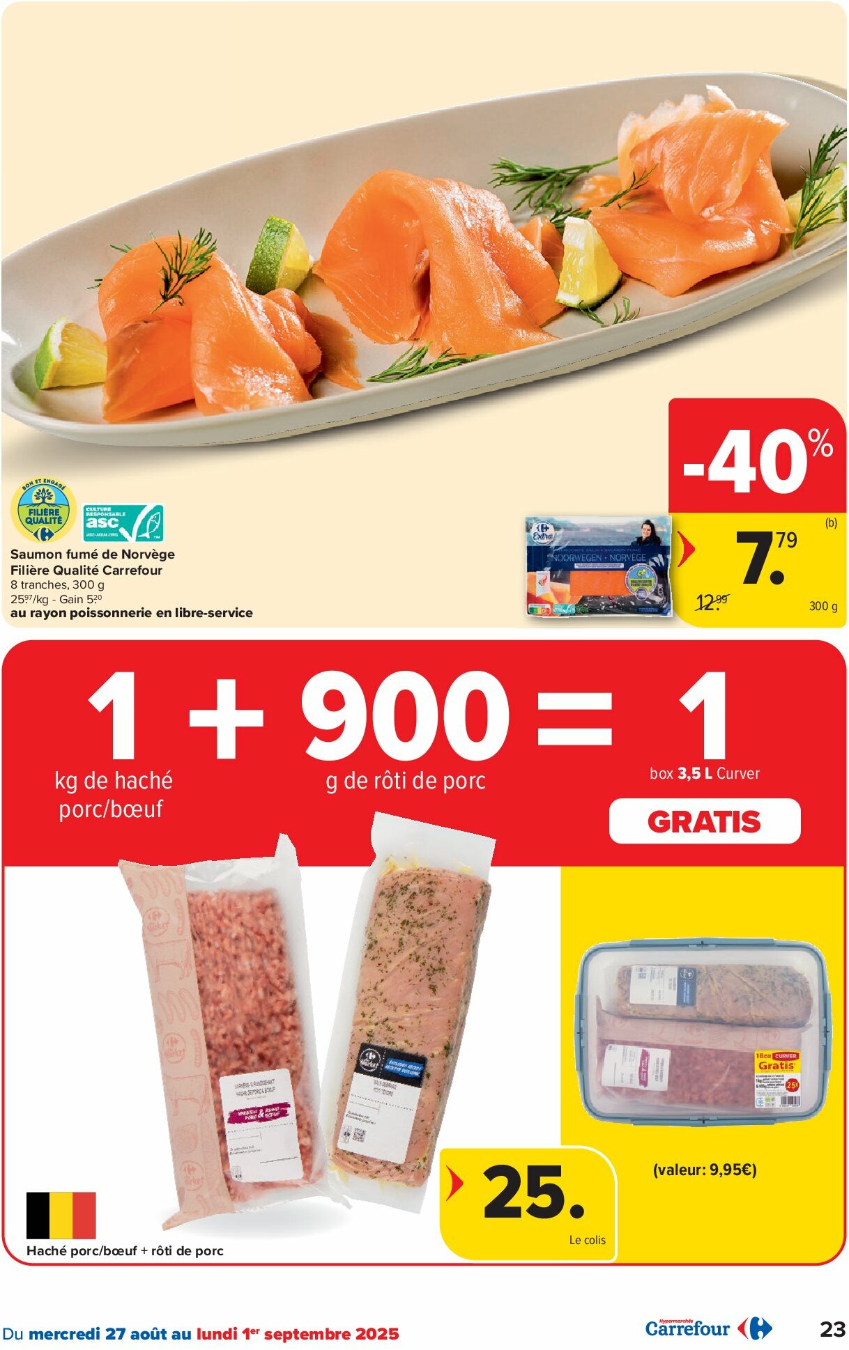 carrefour - Carrefour Hypermarchés folder geldig vanaf 27/08 - 08/09 - page: 23 carrefour - Carrefour Hypermarchés folder geldig vanaf 27/08 - 08/09 - page: 23