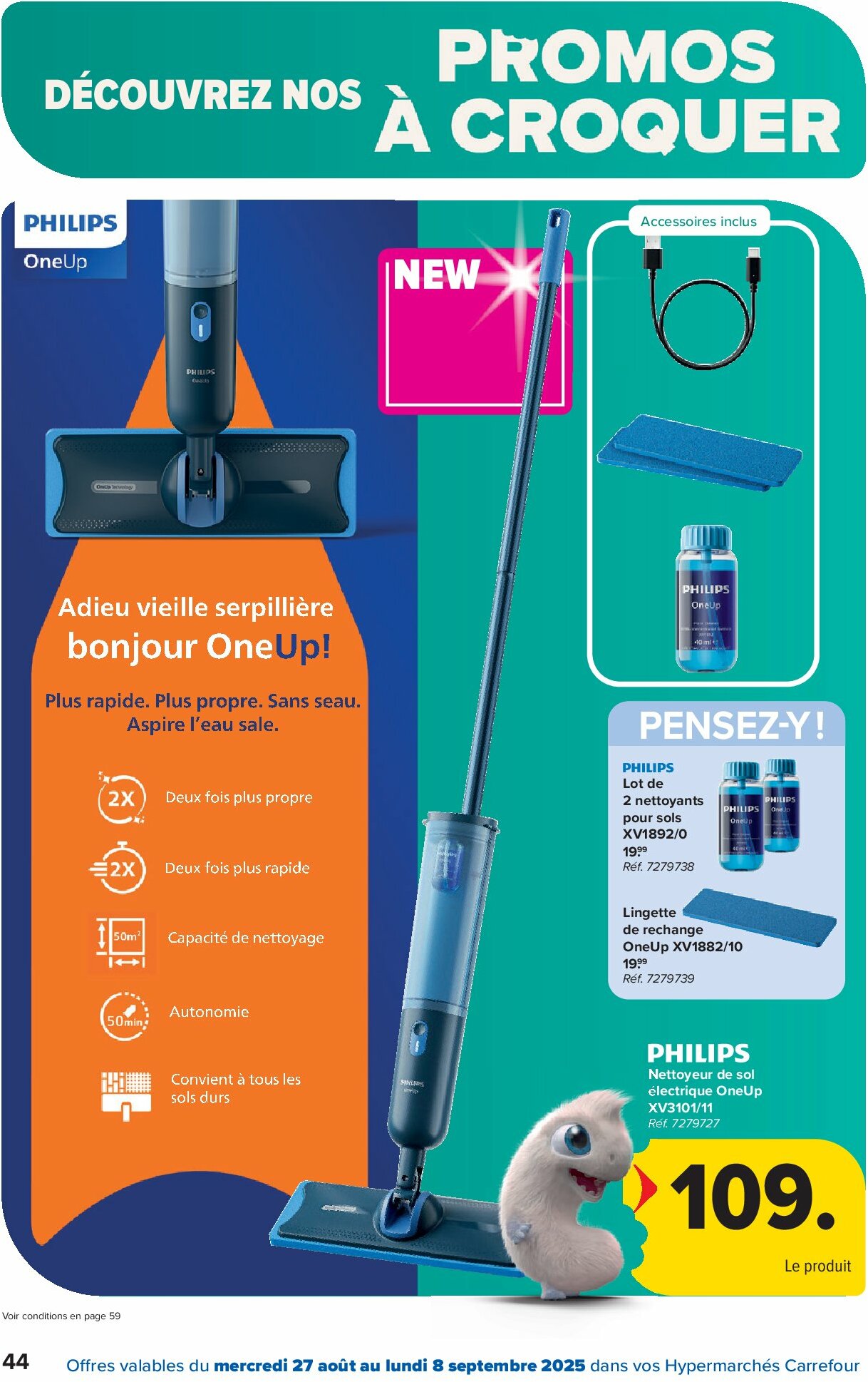 carrefour - Carrefour Hypermarchés folder geldig vanaf 27/08 - 08/09 - page: 44 carrefour - Carrefour Hypermarchés folder geldig vanaf 27/08 - 08/09 - page: 44