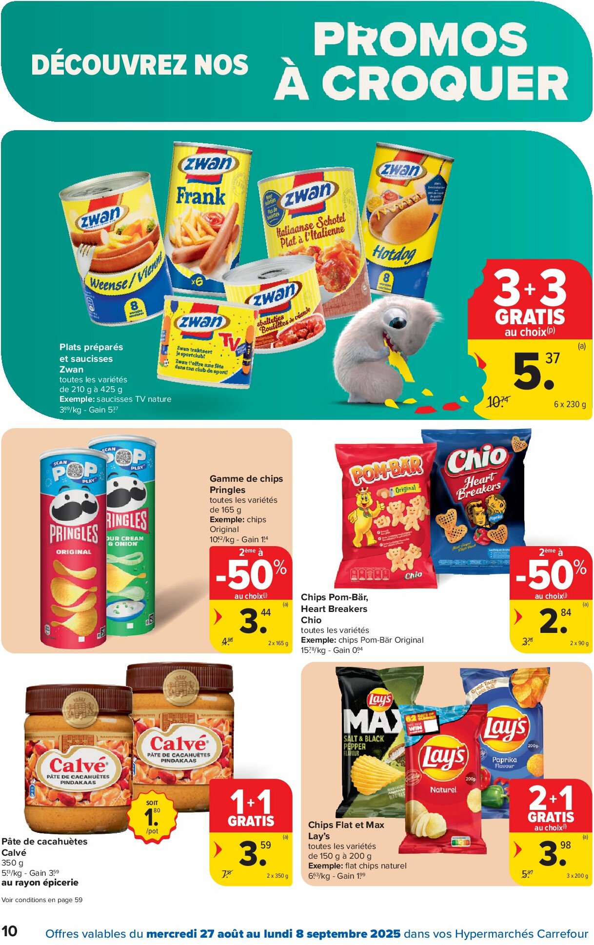 carrefour - Carrefour Hypermarchés folder geldig vanaf 27/08 - 08/09 - page: 10 carrefour - Carrefour Hypermarchés folder geldig vanaf 27/08 - 08/09 - page: 10