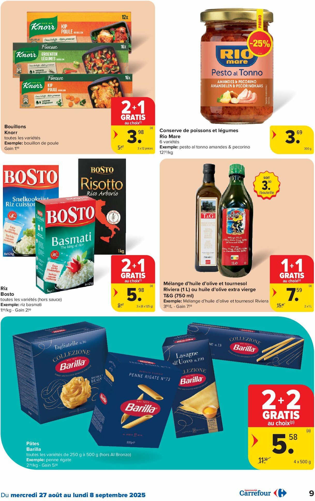 carrefour - Carrefour Hypermarchés folder geldig vanaf 27/08 - 08/09 - page: 9 carrefour - Carrefour Hypermarchés folder geldig vanaf 27/08 - 08/09 - page: 9
