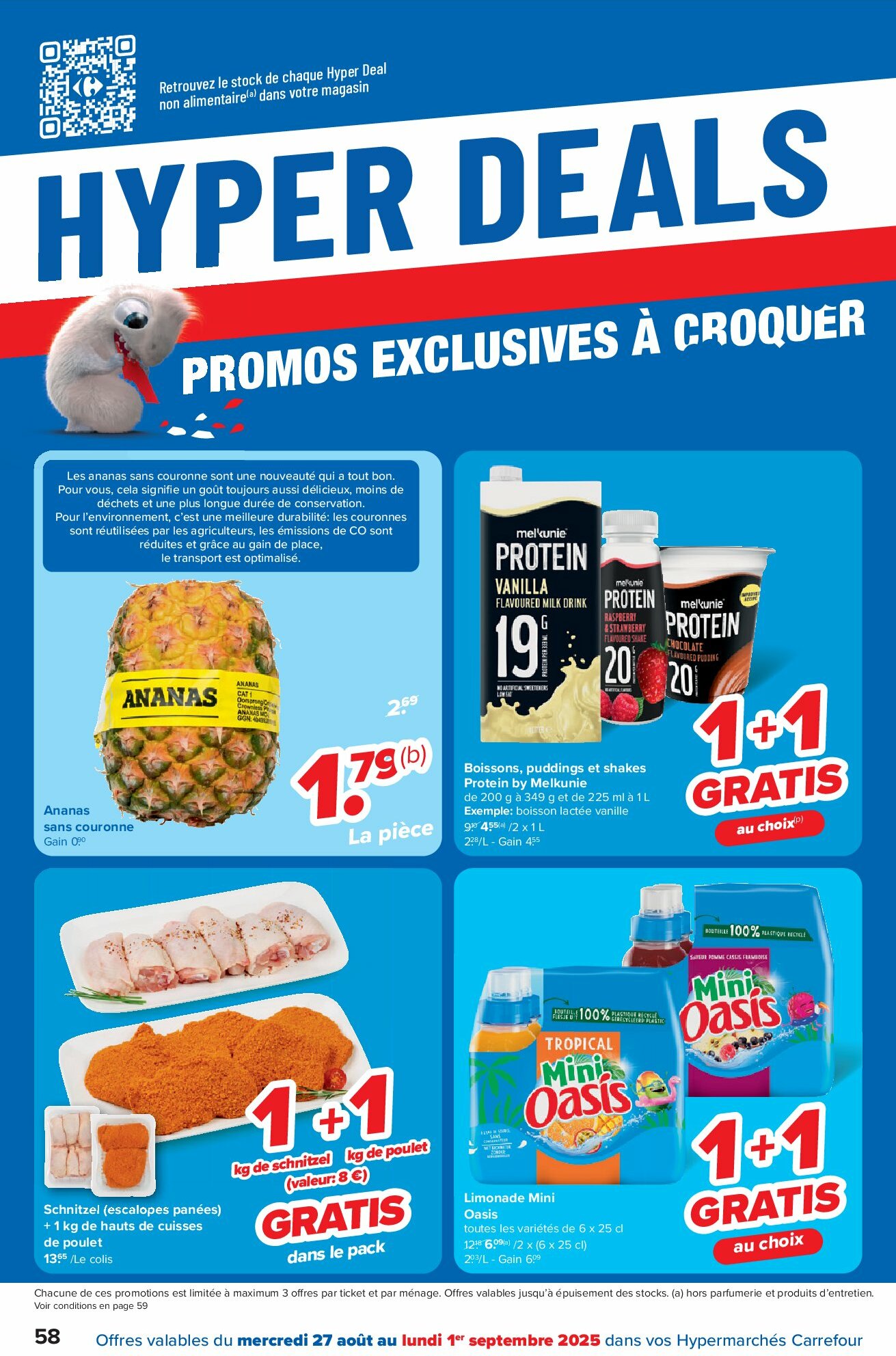carrefour - Carrefour Hypermarchés folder geldig vanaf 27/08 - 08/09 - page: 58 carrefour - Carrefour Hypermarchés folder geldig vanaf 27/08 - 08/09 - page: 58