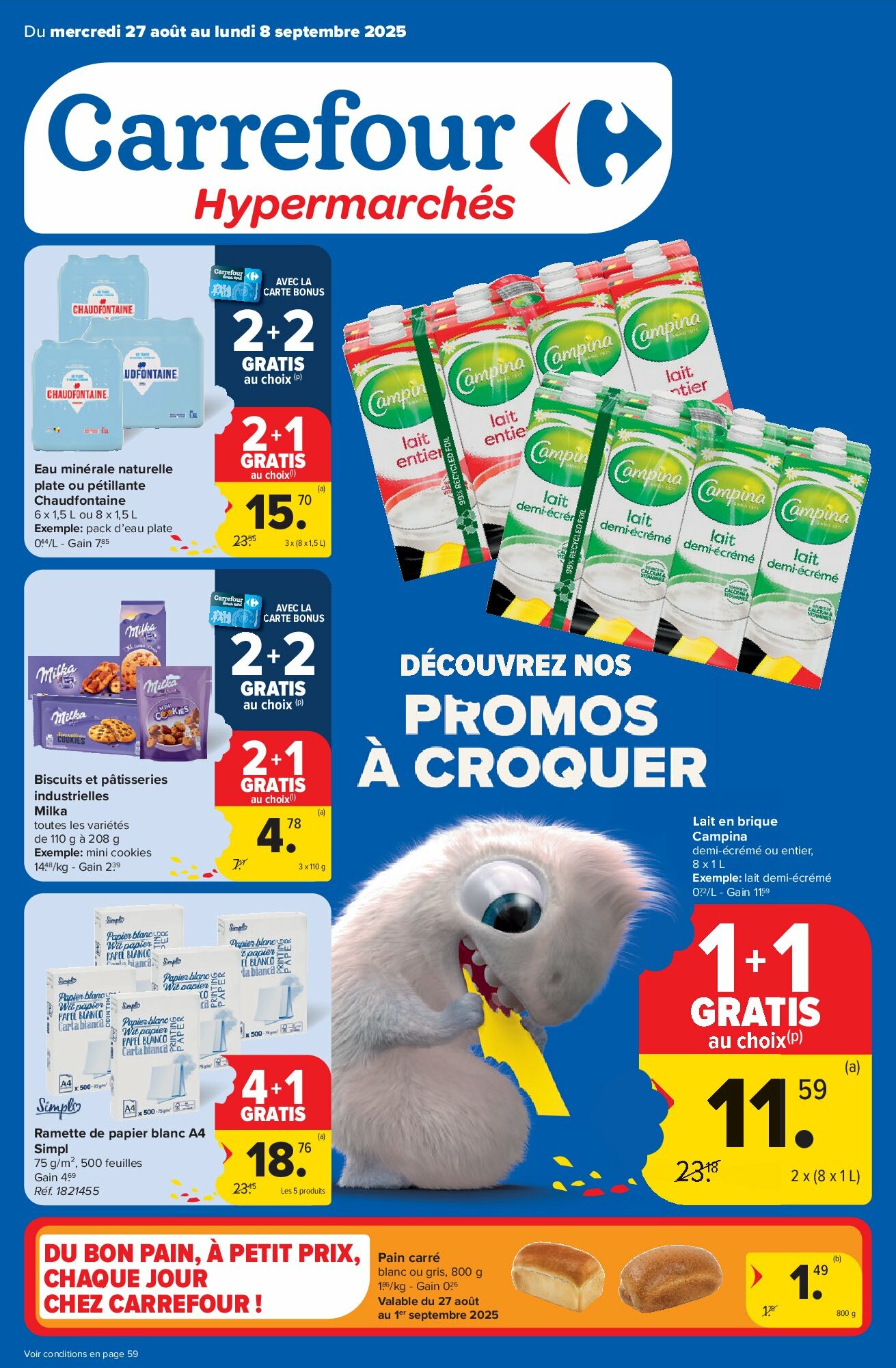 carrefour - Carrefour Hypermarchés folder geldig vanaf 27/08 - 08/09