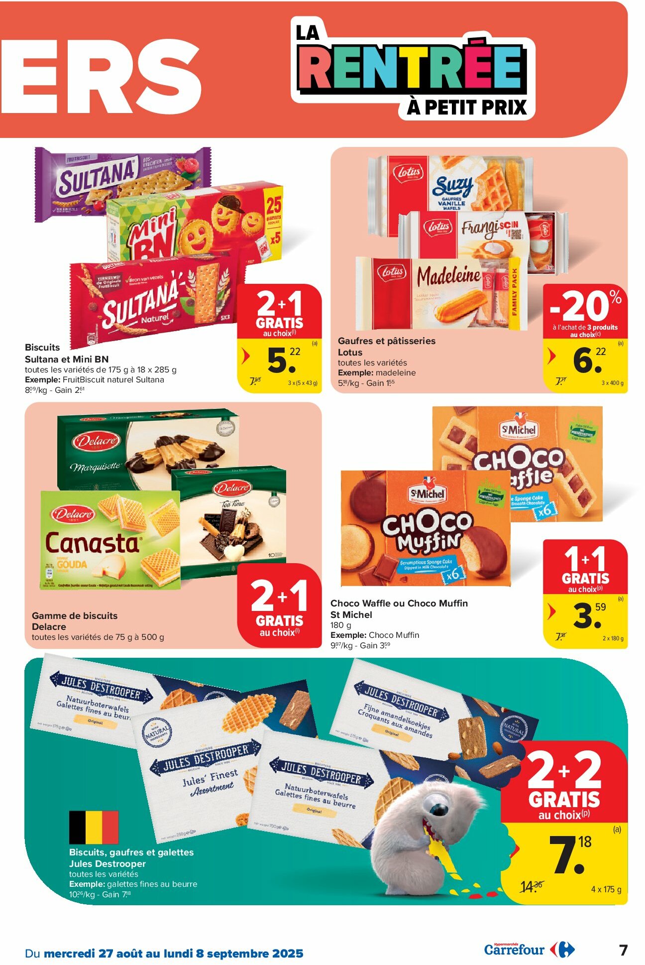 carrefour - Carrefour Hypermarchés folder geldig vanaf 27/08 - 08/09 - page: 7 carrefour - Carrefour Hypermarchés folder geldig vanaf 27/08 - 08/09 - page: 7