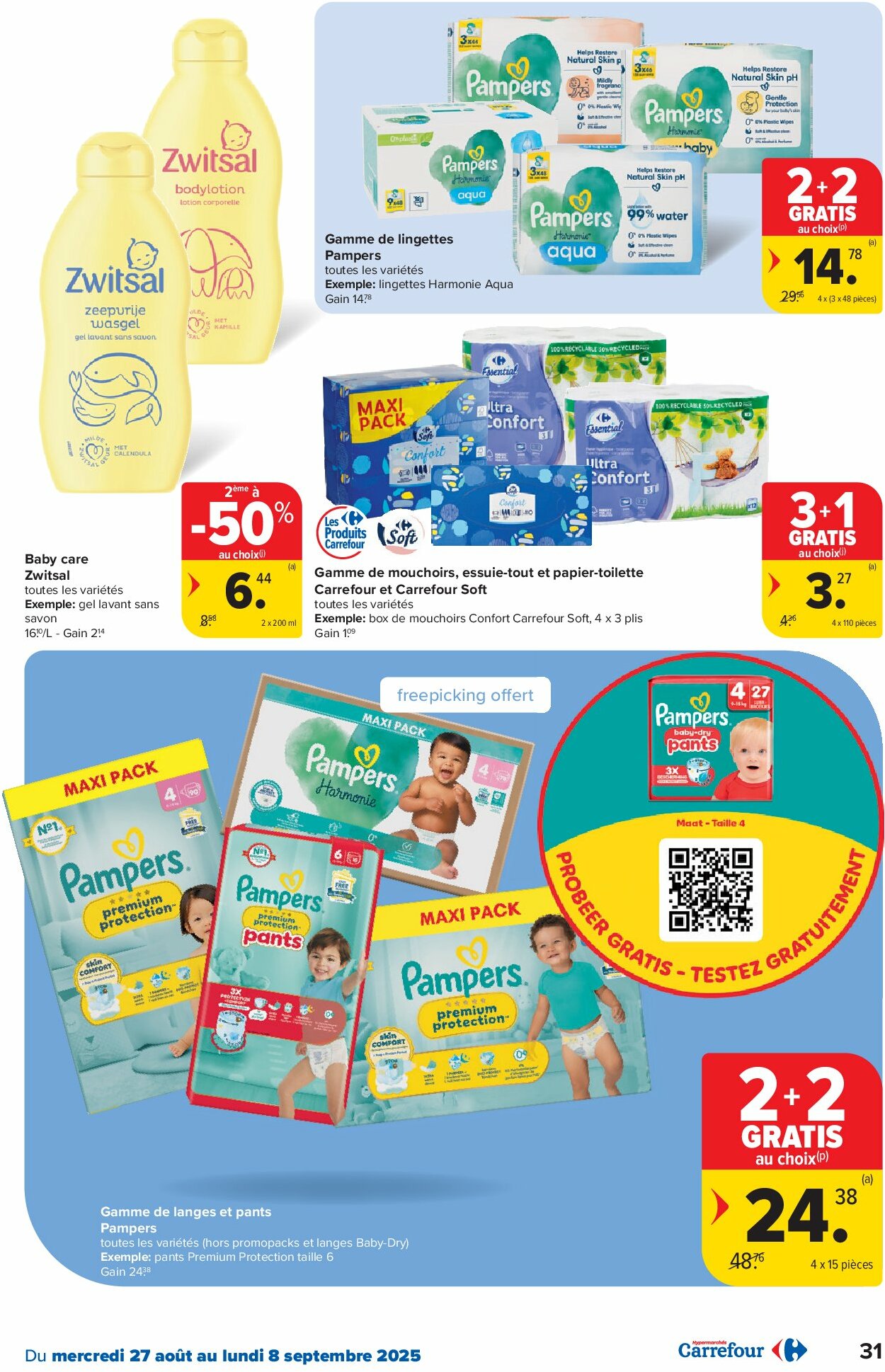 carrefour - Carrefour Hypermarchés folder geldig vanaf 27/08 - 08/09 - page: 31 carrefour - Carrefour Hypermarchés folder geldig vanaf 27/08 - 08/09 - page: 31