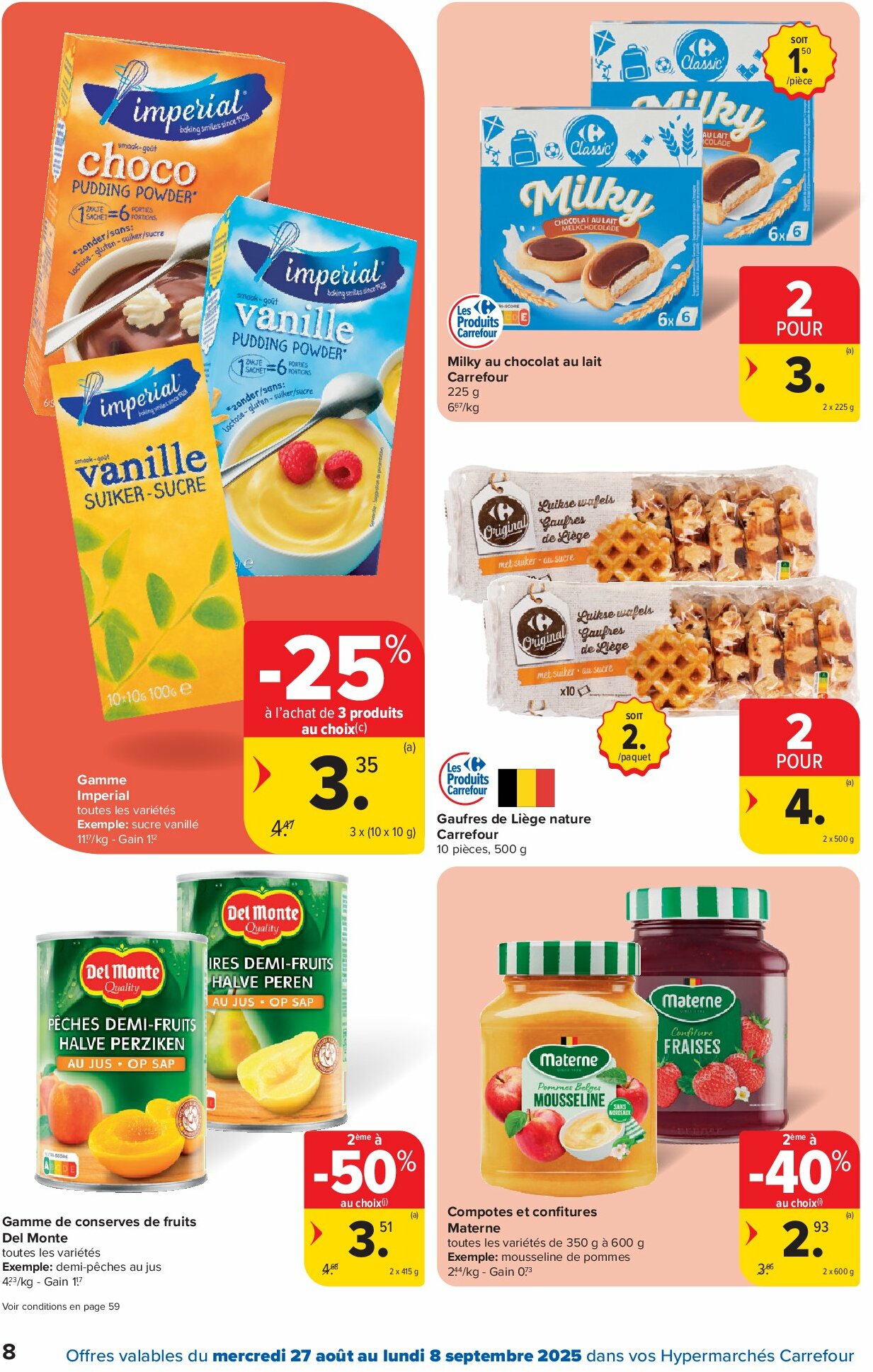 carrefour - Carrefour Hypermarchés folder geldig vanaf 27/08 - 08/09 - page: 8 carrefour - Carrefour Hypermarchés folder geldig vanaf 27/08 - 08/09 - page: 8
